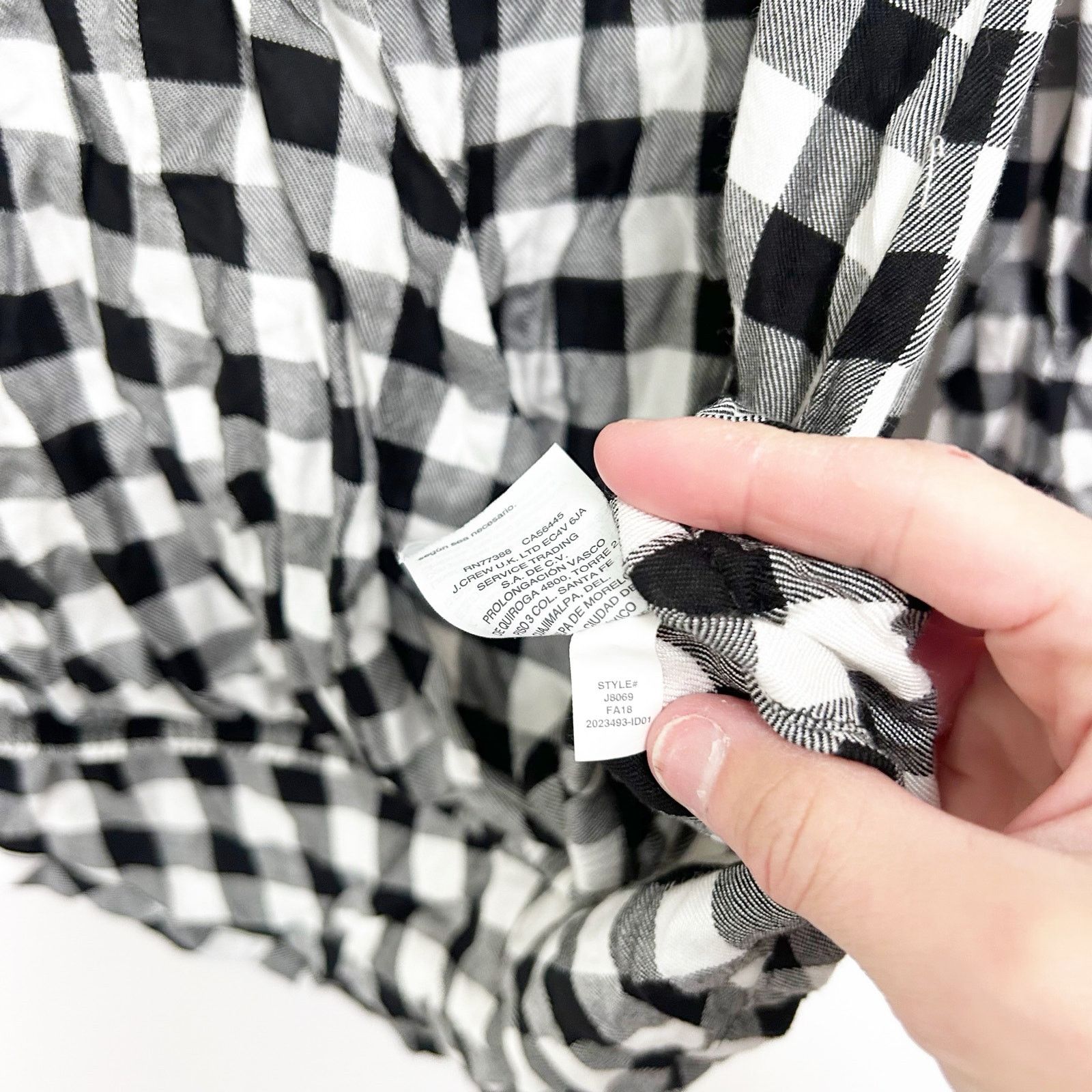 Madewell Madewell Wrap-Front Shirt in Buffalo Check Plaid Sz S Size S / US 4 / IT 40 - 4 Thumbnail