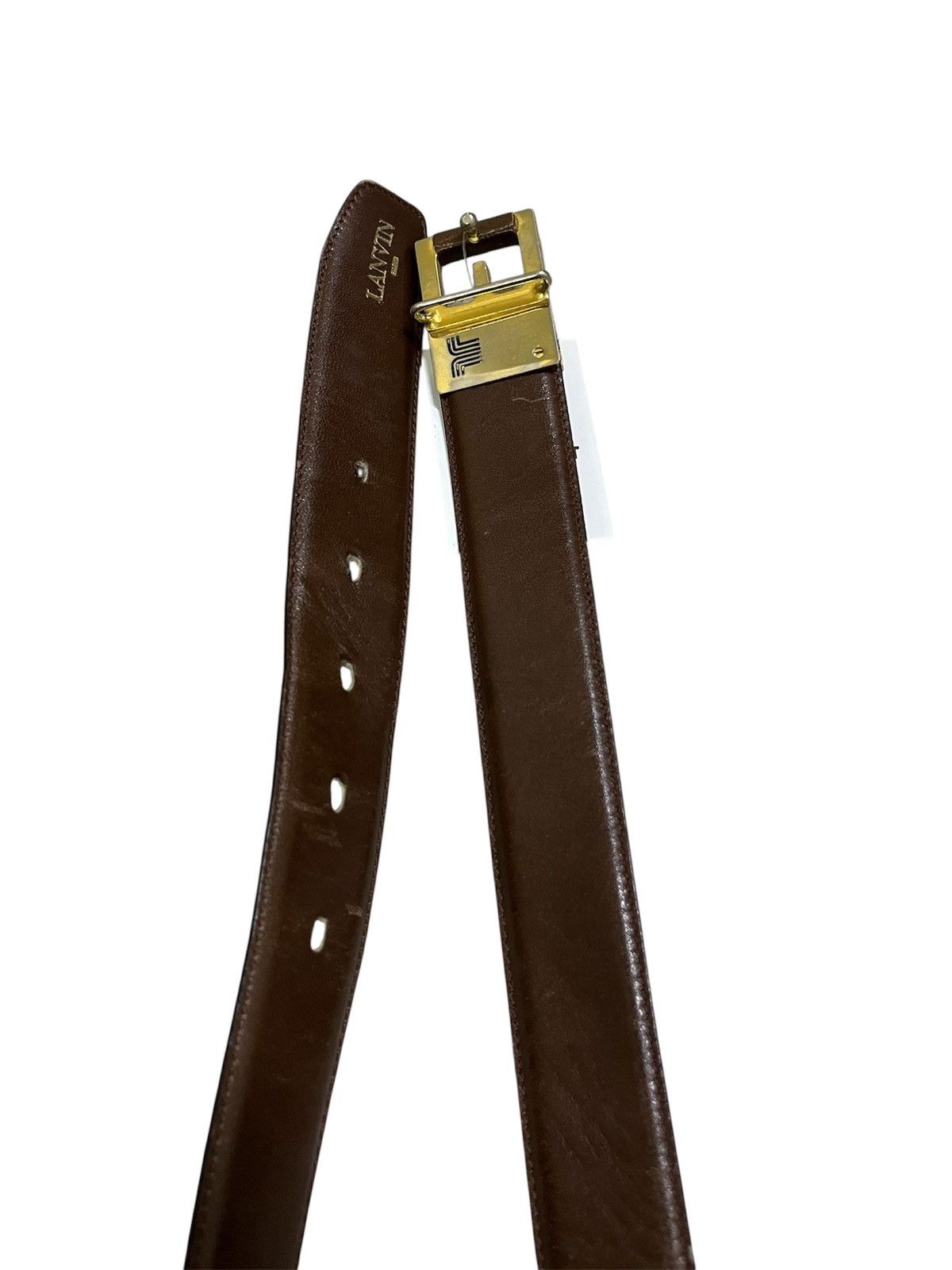 Lanvin Vintage 80s lanvin riversible leather belt Size ONE SIZE - 1 Thumbnail