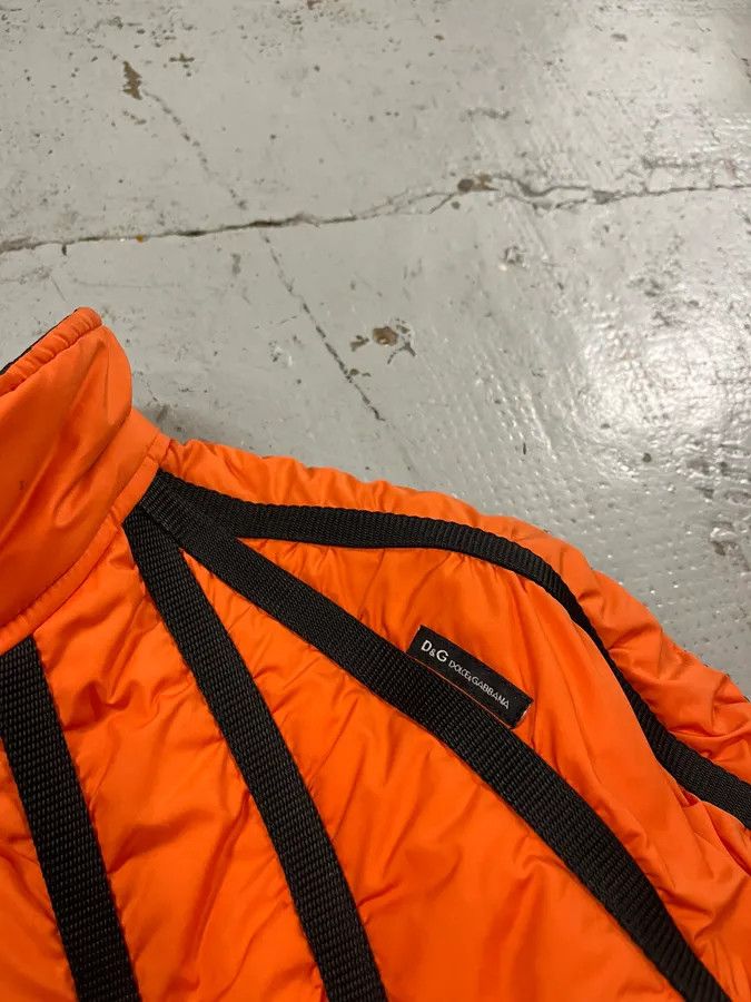 Dolce & Gabbana AW2003 Dolce & Gabbana Spatial Tactical Orange Puffer Jacket Size US M / EU 48-50 / 2 - 6 Thumbnail