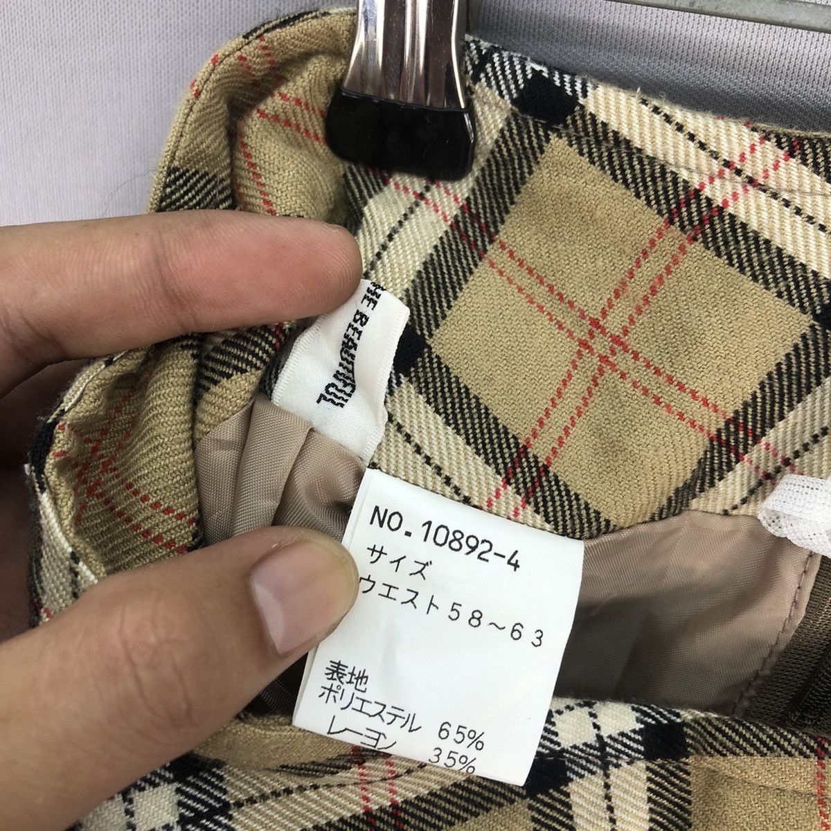 Japanese Brand The Bad And The Beautiful Nova Check Mini Skirts Size 24" / US 00 / IT 34 - 11 Thumbnail