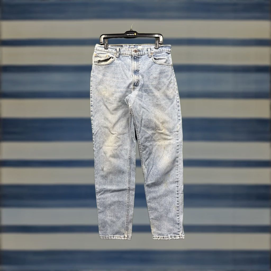 Levi's VINTAGE Levi's 550 Jeans Mens 36x34 Blue Denim Relaxed Tapered 90s USA Made in USA 90s Size US 36 / EU 52 - 1 Thumbnail