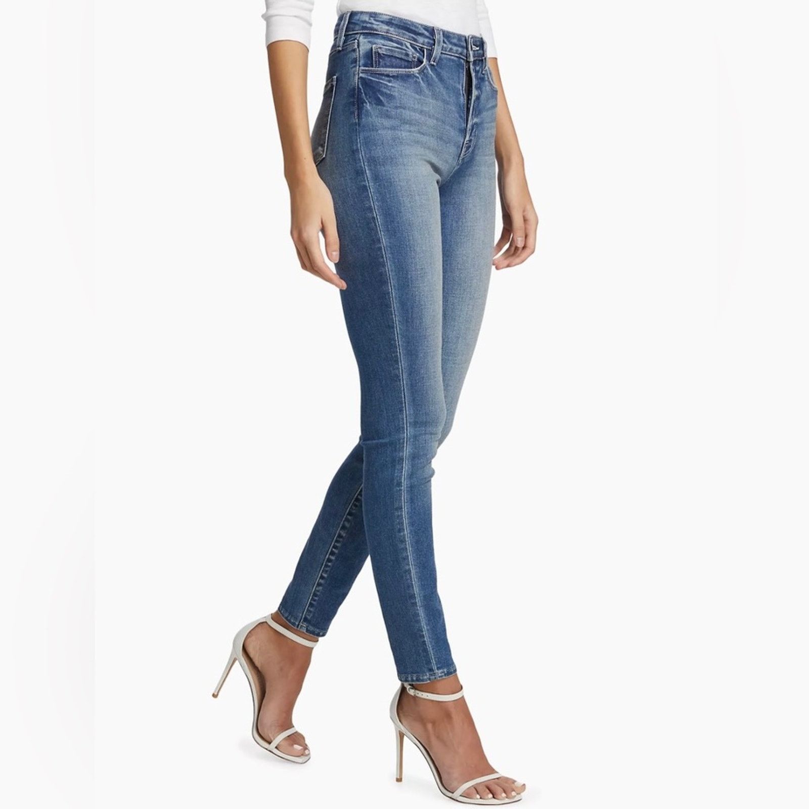 L'AGENCE L’Agence Monique Ultra High Rise Skinny Laguna Jeans size 30 Size 30" / US 8 / IT 44 - 4 Thumbnail