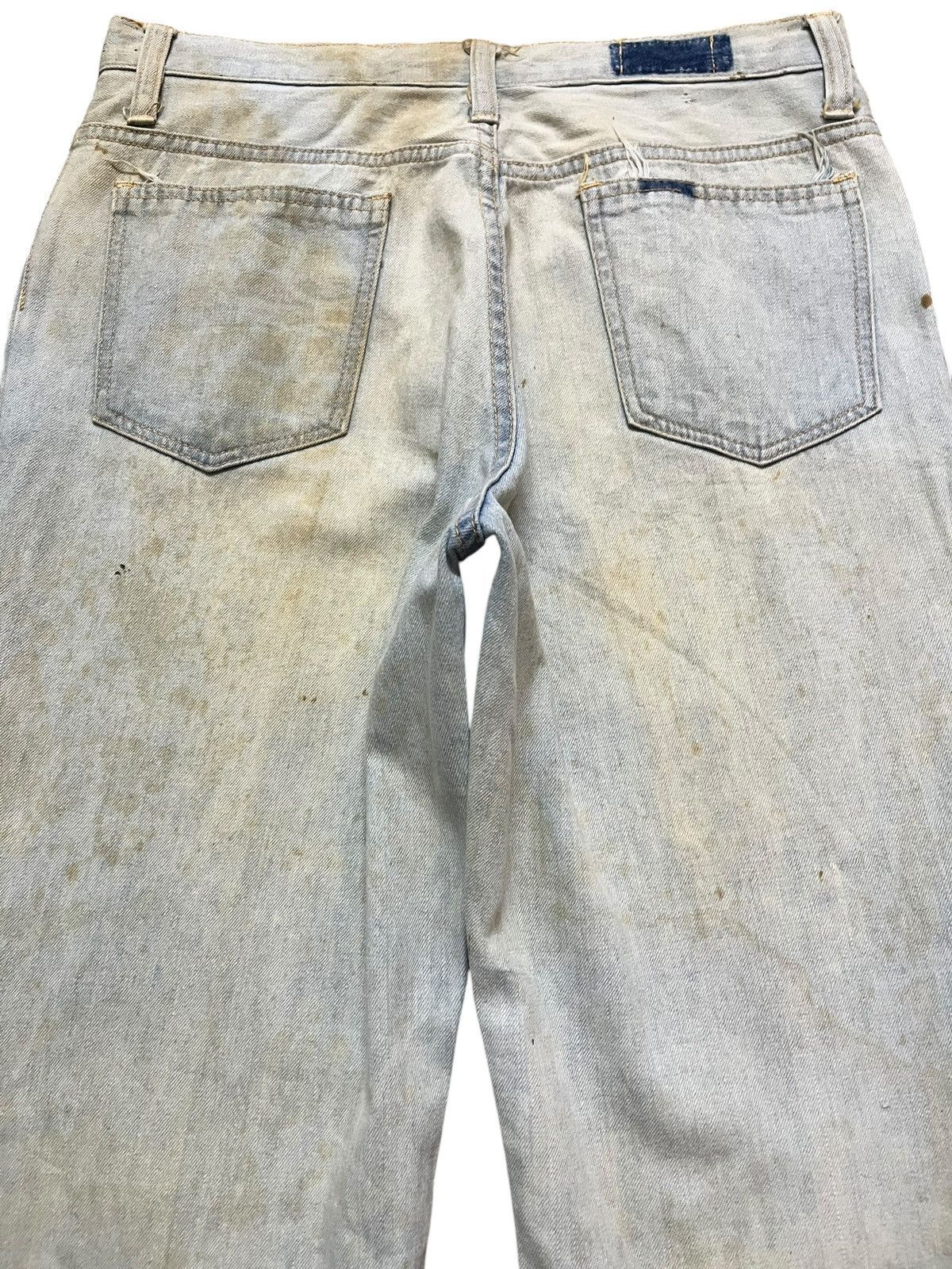 Tornado Mart Vintage Japanese Brand Flare Faded Bell Bottom Denim Size US 29 - 7 Thumbnail