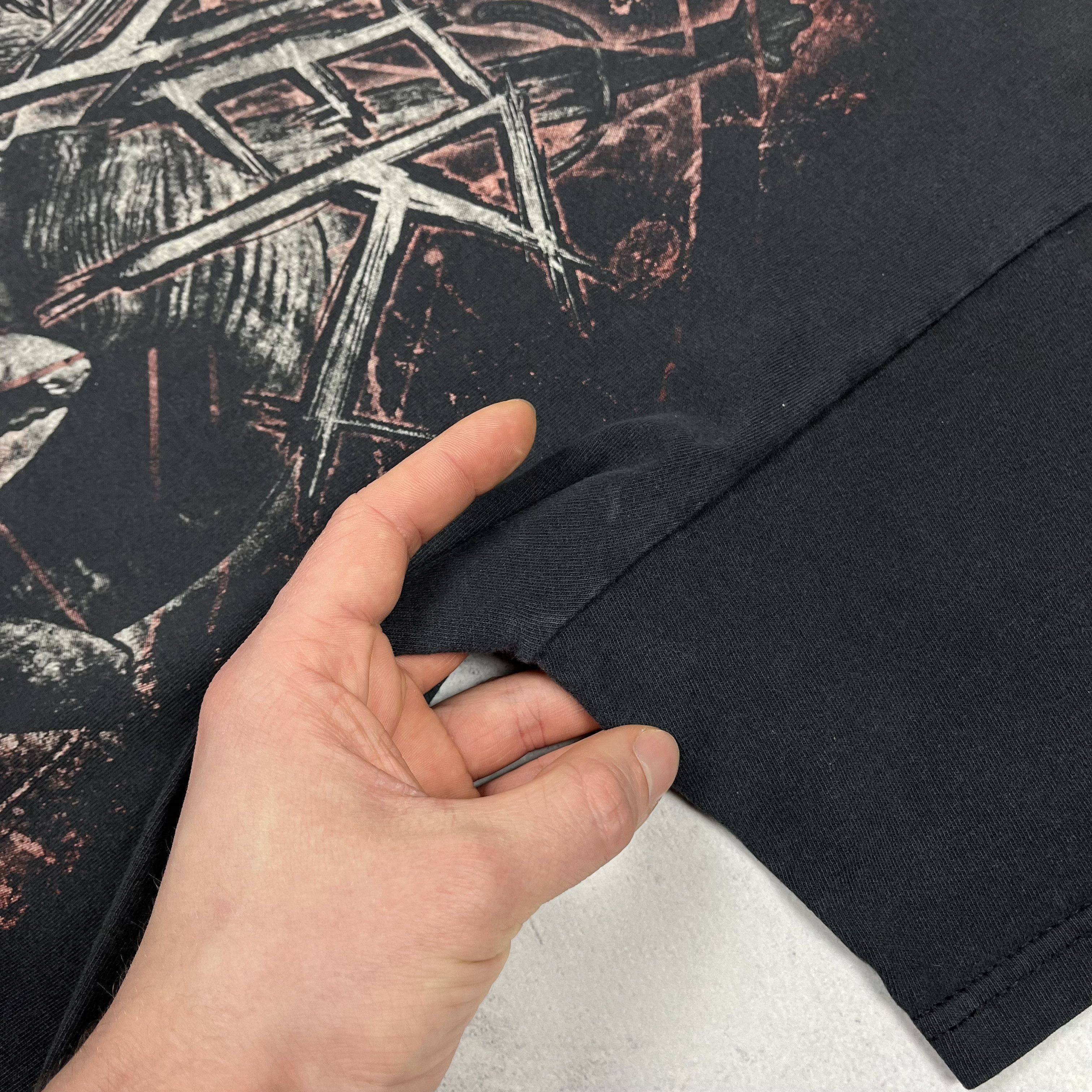 Band Tees Vintage Slayer All Over Print Rock Band T Shirt 90’s Size US XL / EU 56 / 4 - 11 Thumbnail