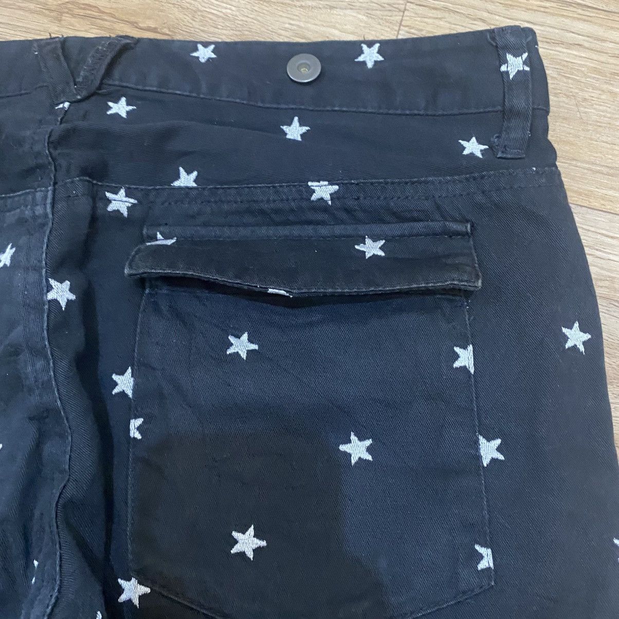 PPFM 2000s Ppfm Star Embordired Short Pants Size US 33 - 12 Thumbnail
