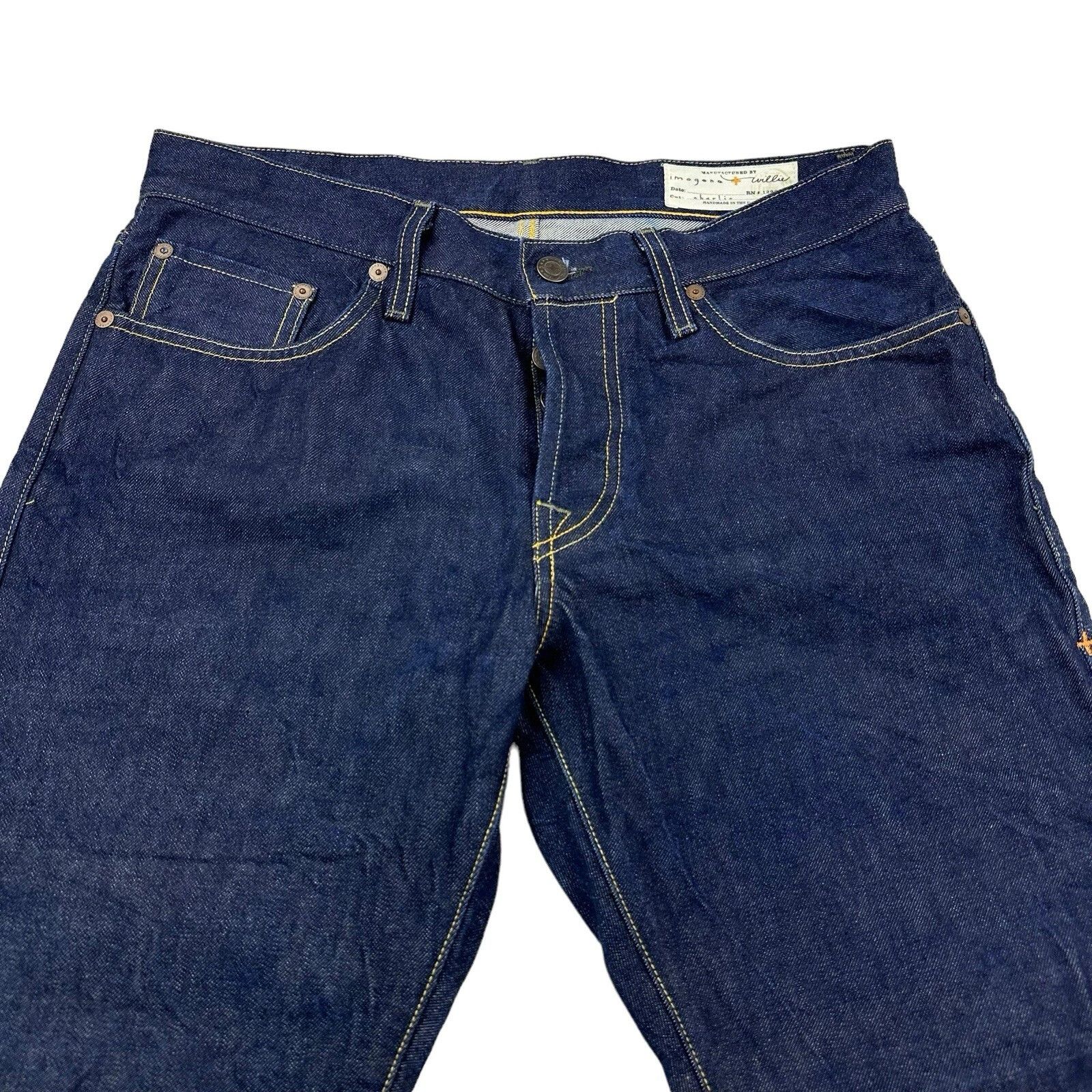 Imogene + Willie Imogene + Willie Jeans Mens 31x28 Charlie Cut Selvedge Denim Size US 31 - 6 Thumbnail