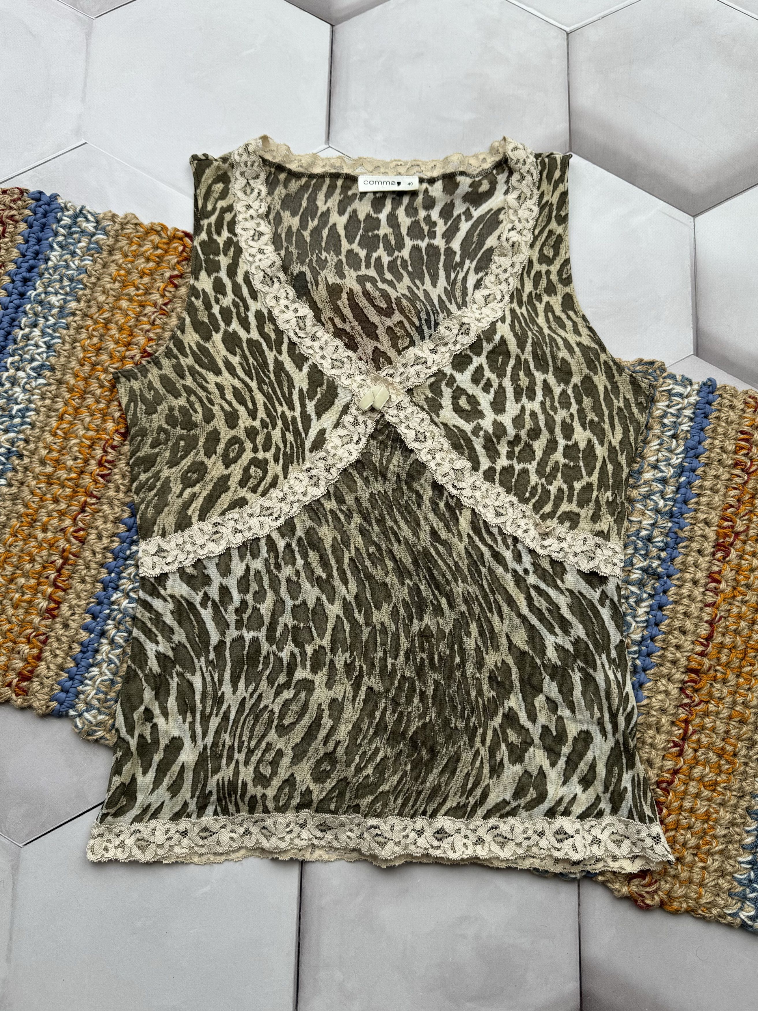 Vintage Vintage Mesh Tank Top (E4) Size M / US 6-8 / IT 42-44 - 1 Thumbnail