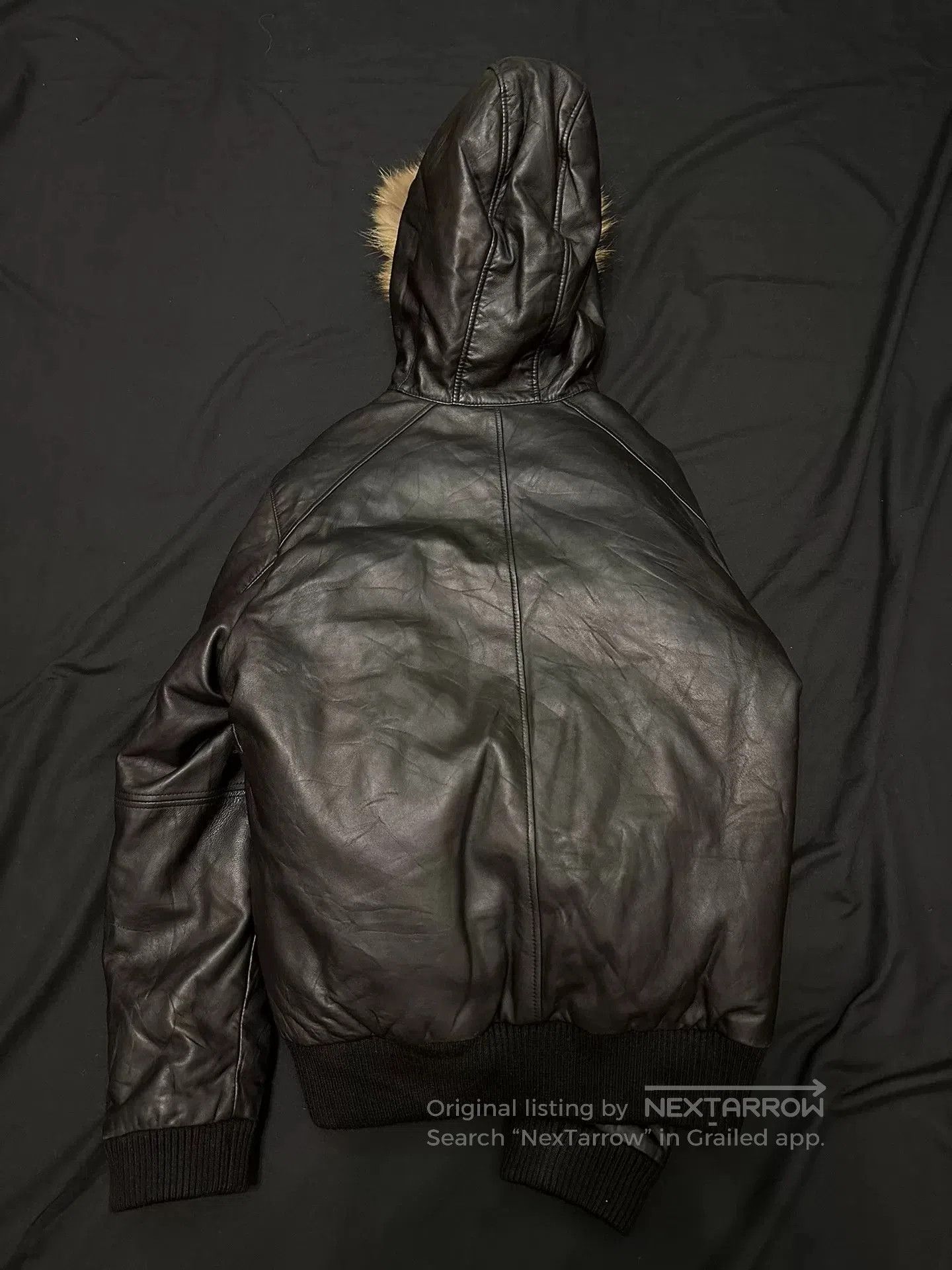 Vintage vintage black n2b bomber leather jacket. Size US L / EU 52-54 / 3 - 5 Thumbnail