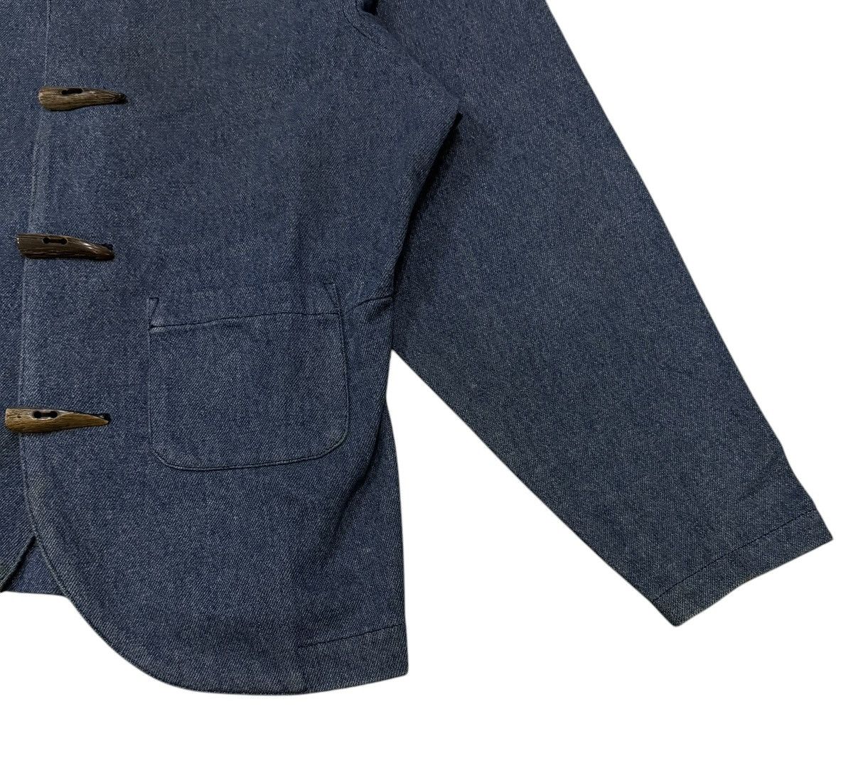 Y's Vintage Y’s Sample By Yohji Yamamoto Mandarin Denim Jacket Size M / US 6-8 / IT 42-44 - 3 Thumbnail