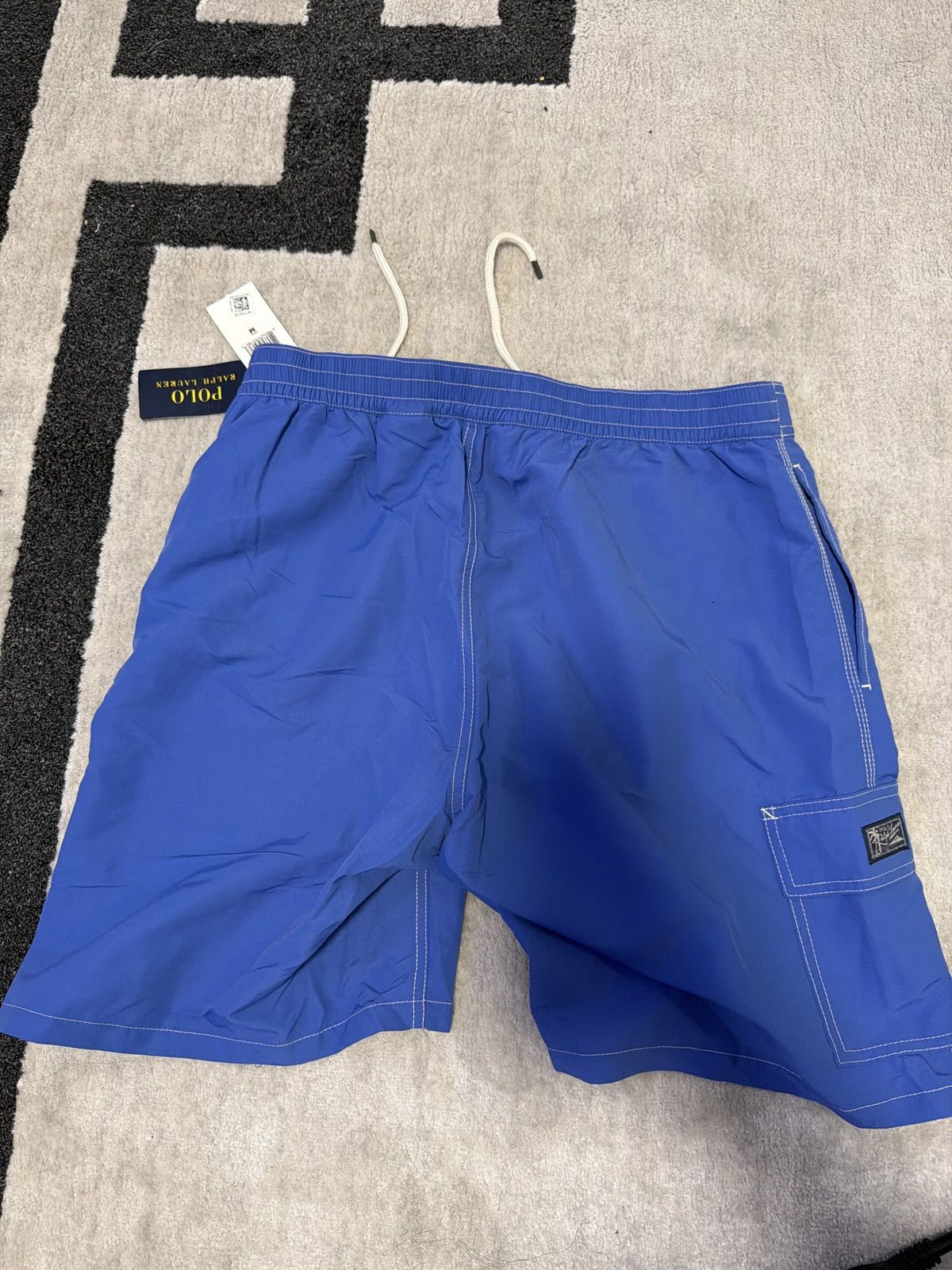 Polo Ralph Lauren Polo Ralph Lauren Blue Traveler Swim Trunks Size US 32 / EU 48 - 2 Thumbnail