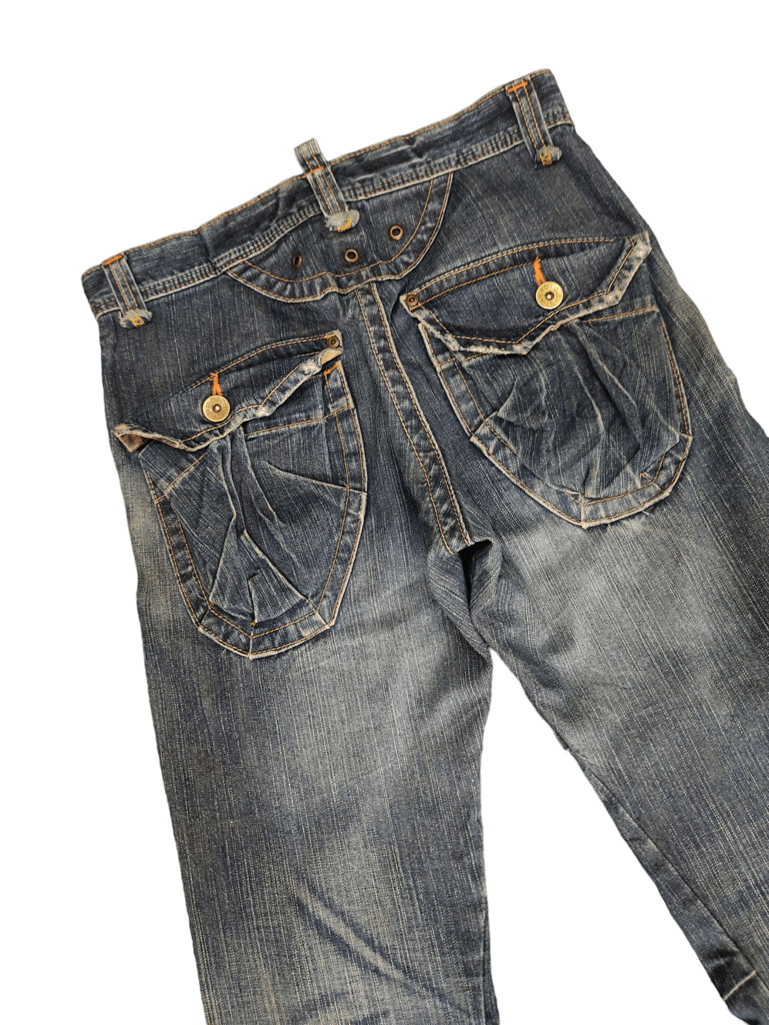 Edwin Flare Jeans Edwin 505 Multi Cargo Pocket Denim Boot Cut Size US 31 - 15 Thumbnail