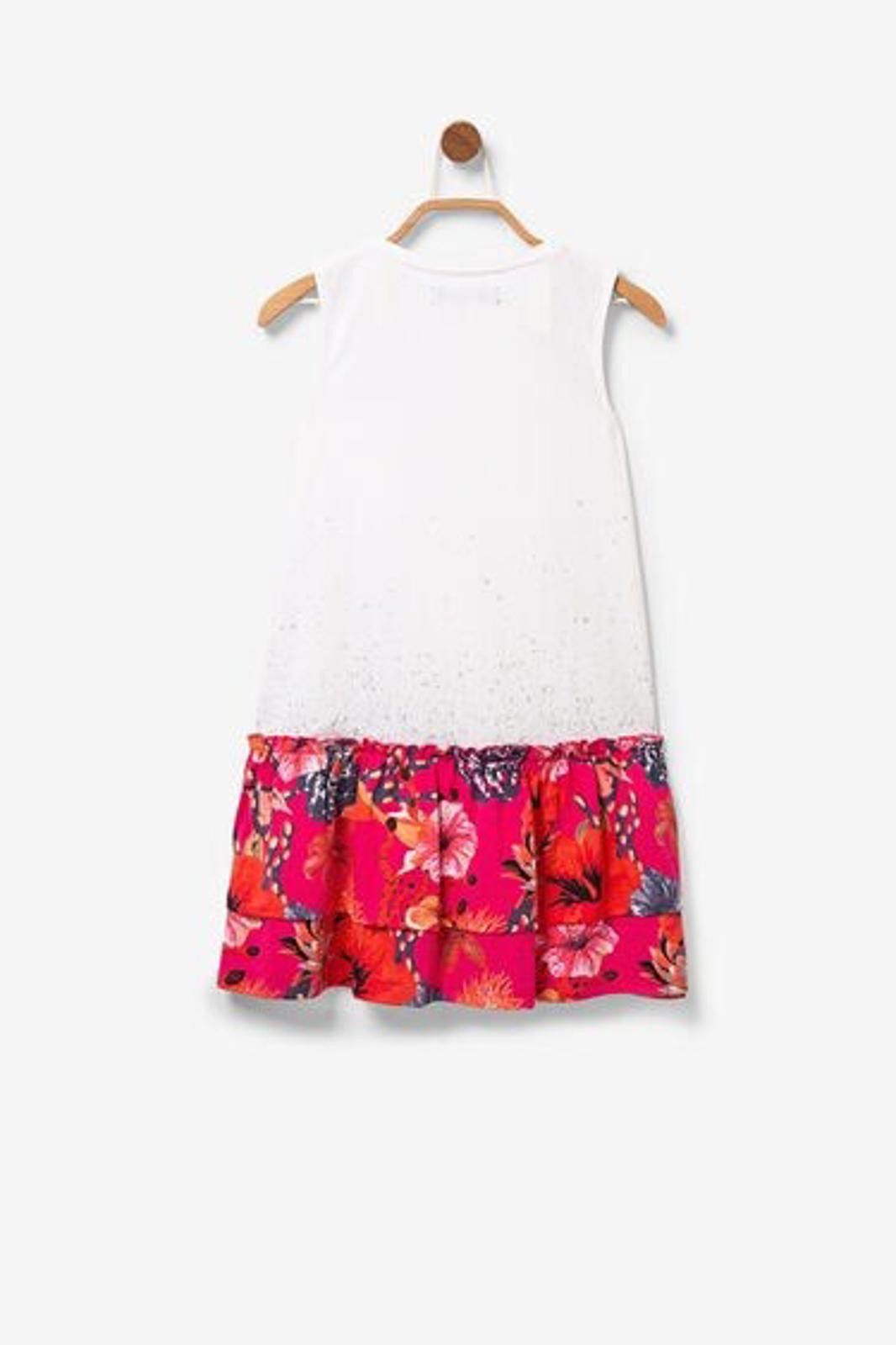 Desigual Disigual Dress Kids 3/4 Sleeveless drop-waist dress Size ONE SIZE - 6 Thumbnail