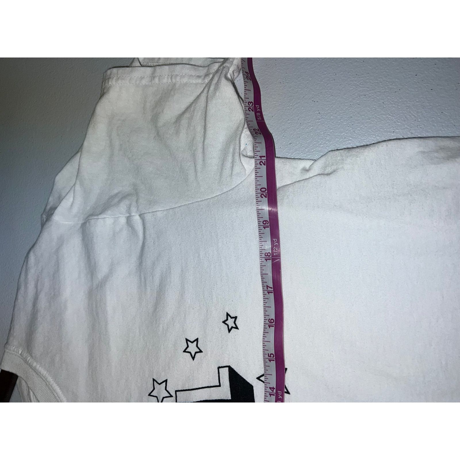 Gildan Shmeel Shirt NYC New York City White Stars Star Promo Tee L Size US L / EU 52-54 / 3 - 7 Thumbnail