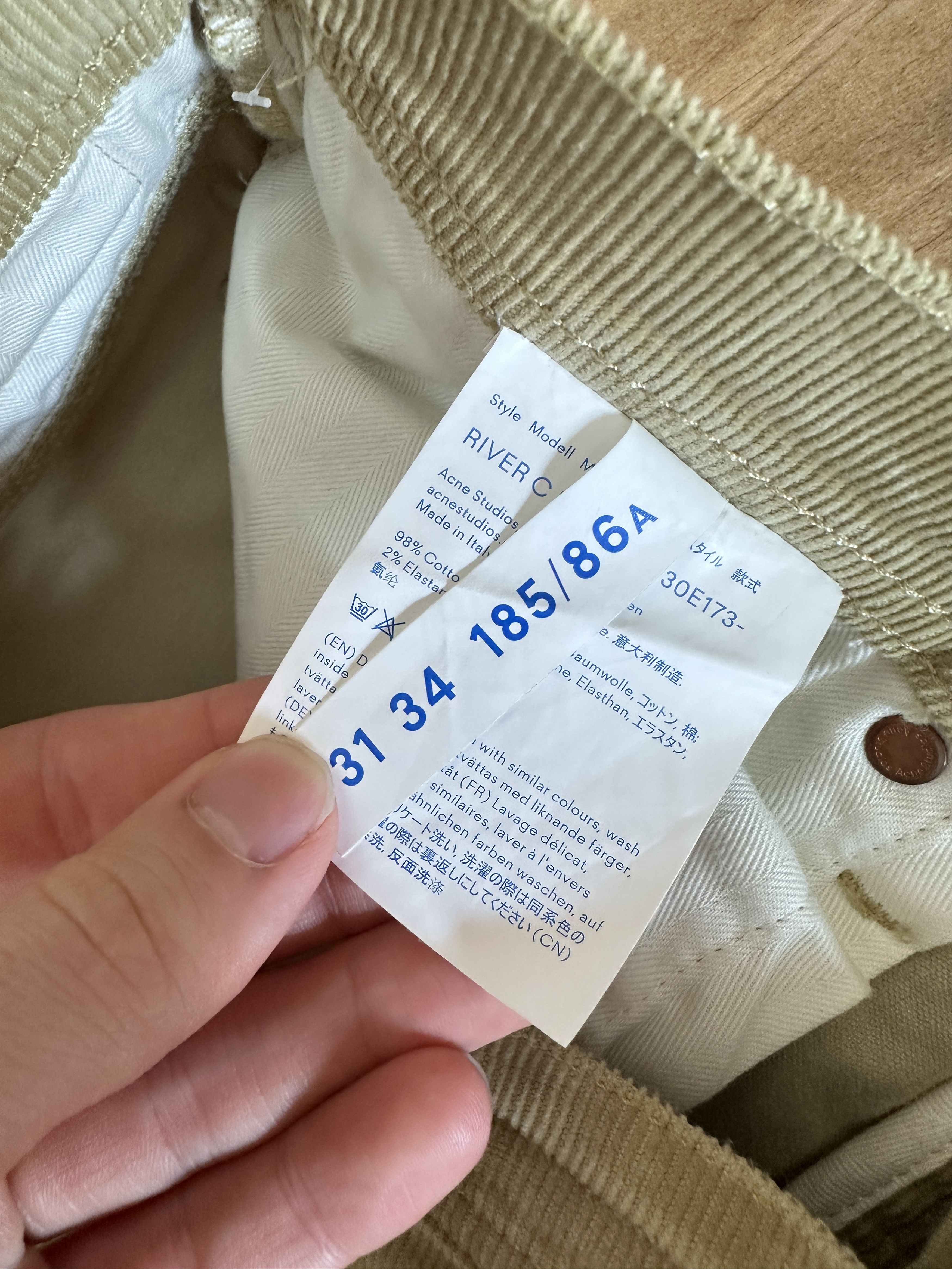 Acne Studios Acne Studios Corduroy Trousers Size US 32 / EU 48 - 5 Thumbnail