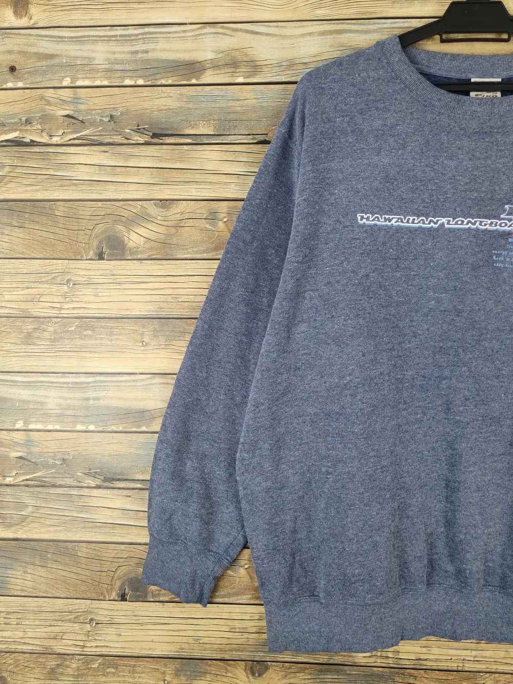 Japanese Brand × Vintage Piko surf vintage Blue Faded Sweatshirts #W1125 Size US XL / EU 56 / 4 - 6 Thumbnail