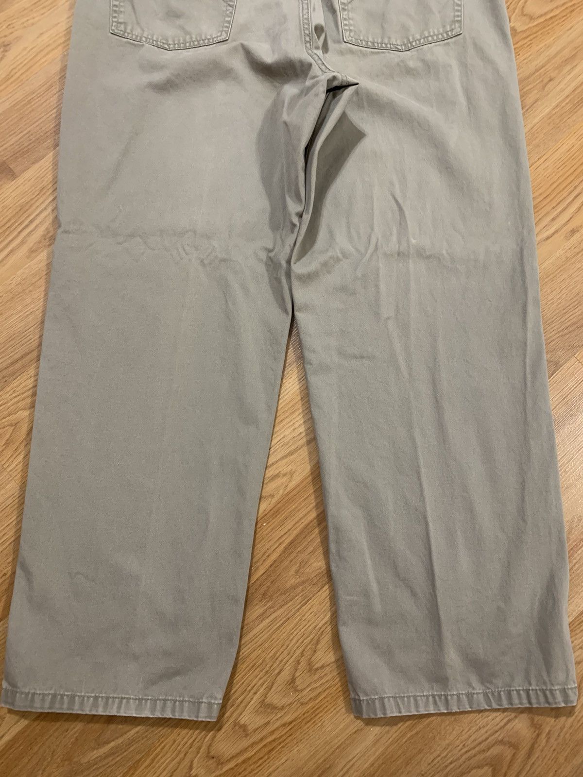 Van Heusen × Vintage 36x29 - Van Heusen 5-Pocket Flat Front Baggy Fit Faded Jean Size US 36 / EU 52 - 17 Thumbnail