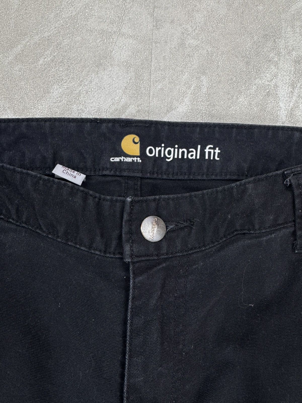 Carhartt Carhartt Originals Fit Womens Work Pants Black Size 12 Size 34" / US 12 / IT 48 - 6 Thumbnail