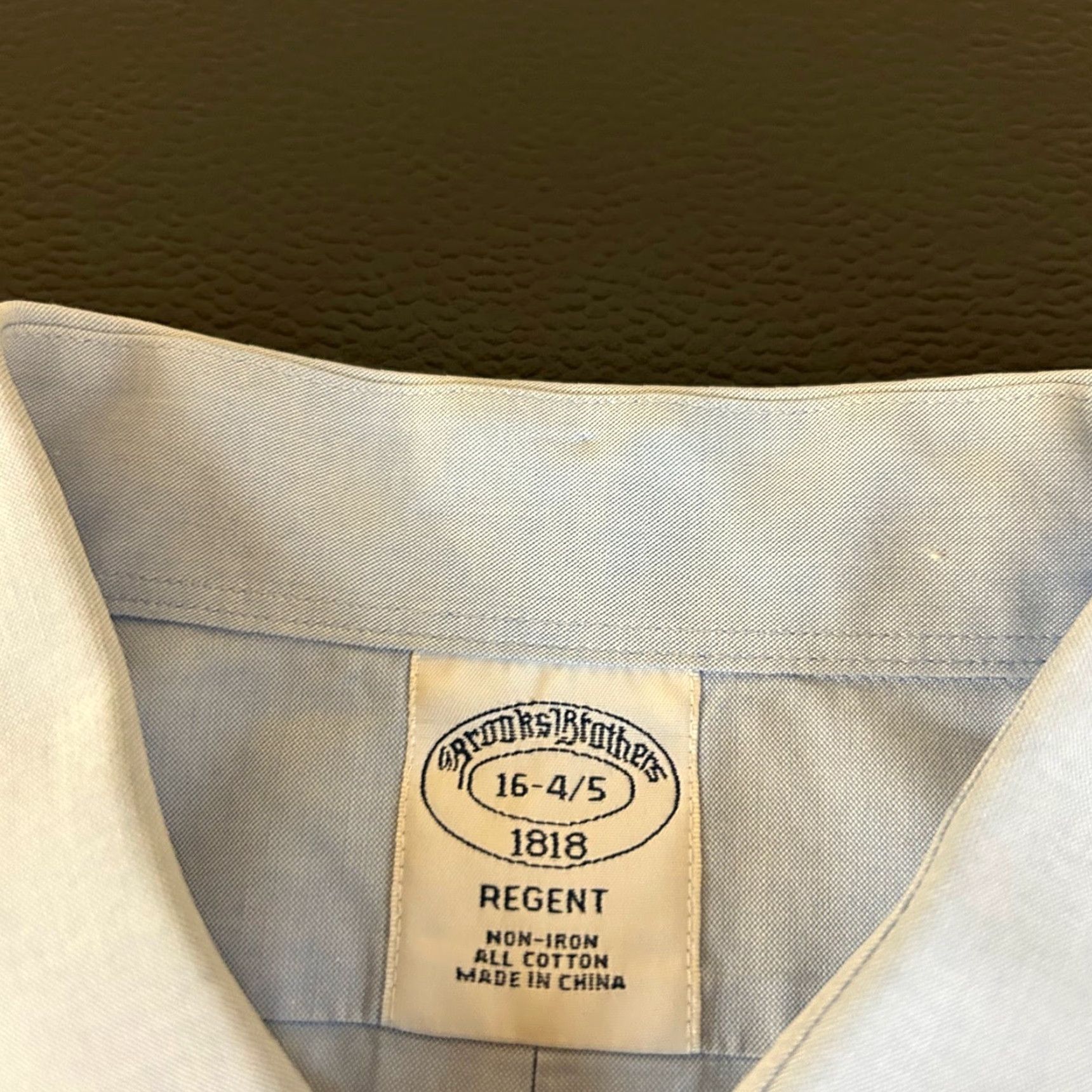 Brooks Brothers Brooks Brothers Regent Dress Shirt Non-Iron Button Up LS Light Blue Mens 16 4/5 Size 42R - 3 Thumbnail
