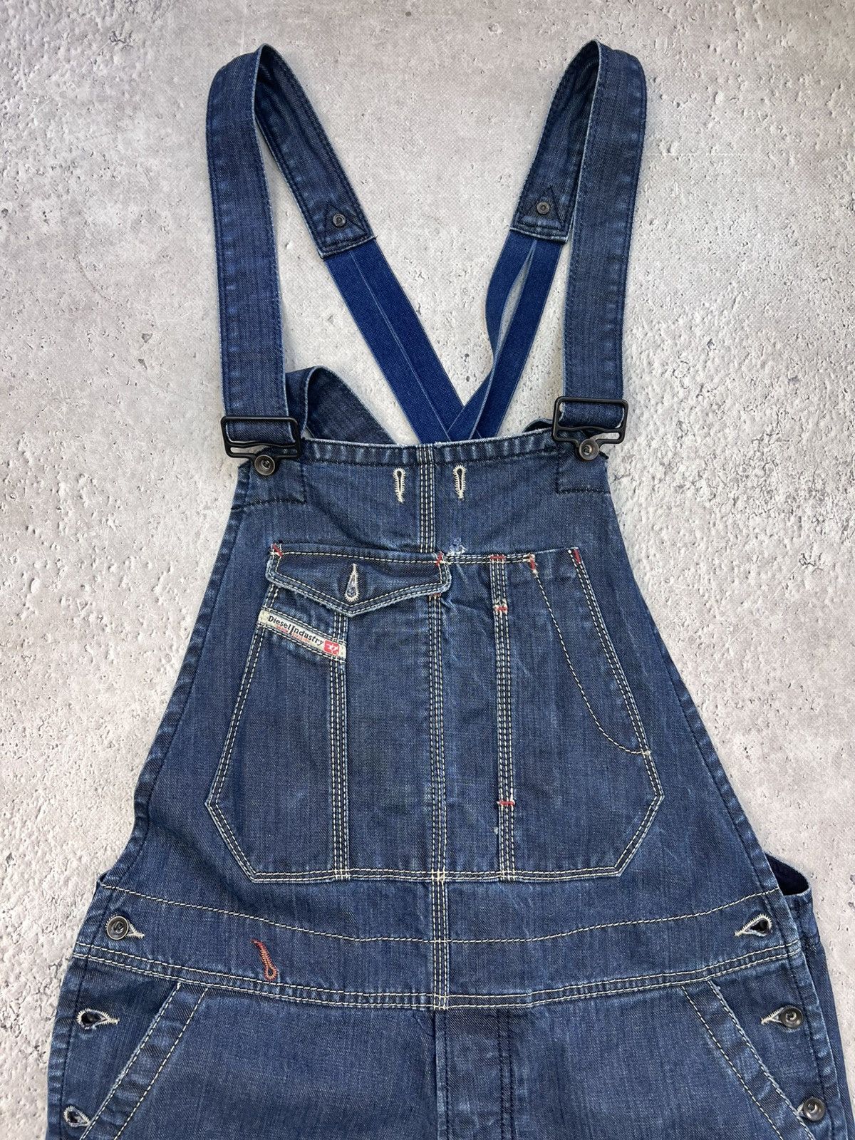 Diesel × Japanese Brand VINTAGE Y2K OVERALL DIESEL DISTRESSED HYPE Size US 32 / EU 48 - 7 Thumbnail