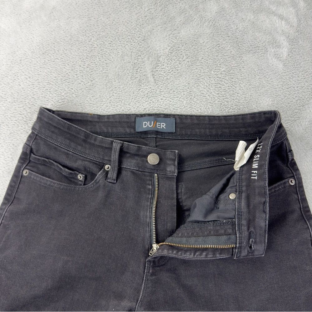 DUER DU/ER L2X Performance Denim Slim Fit Men's Black Jeans Size Size US 32 / EU 48 - 8 Thumbnail