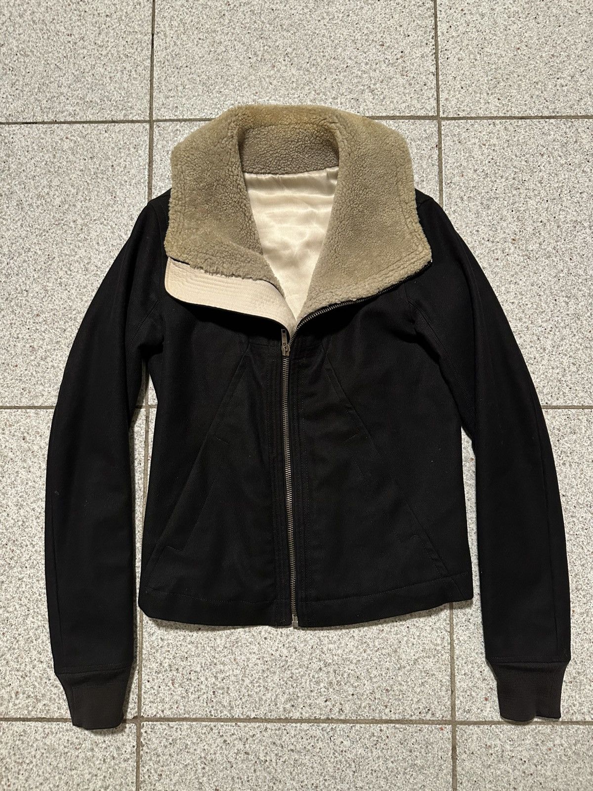 Rick Owens Rick Owens FW08 “Stag” Wool Shearling Geojacket Size US M / EU 48-50 / 2 - 1 Thumbnail
