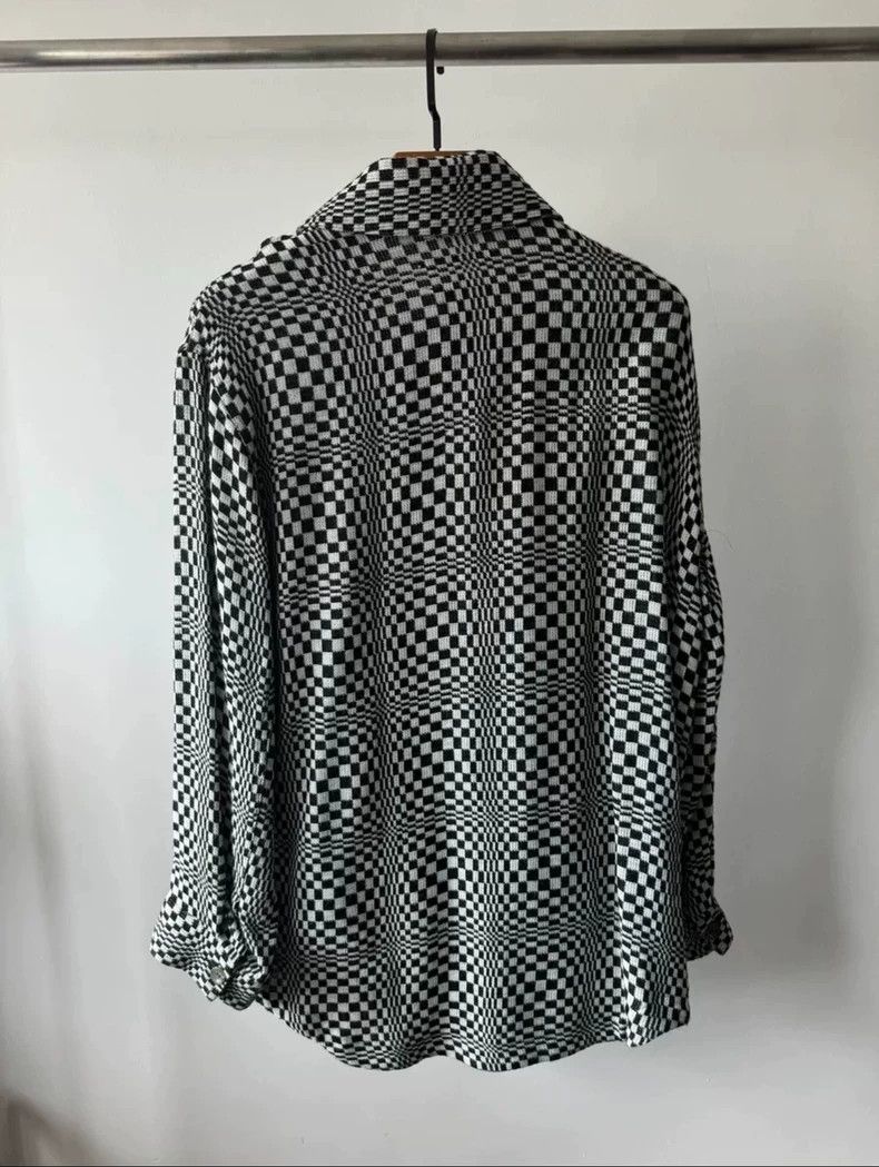 Song For The Mute Song For The Mute checkered silhouette shirt Size US XS / EU 42 / 0 - 5 Thumbnail