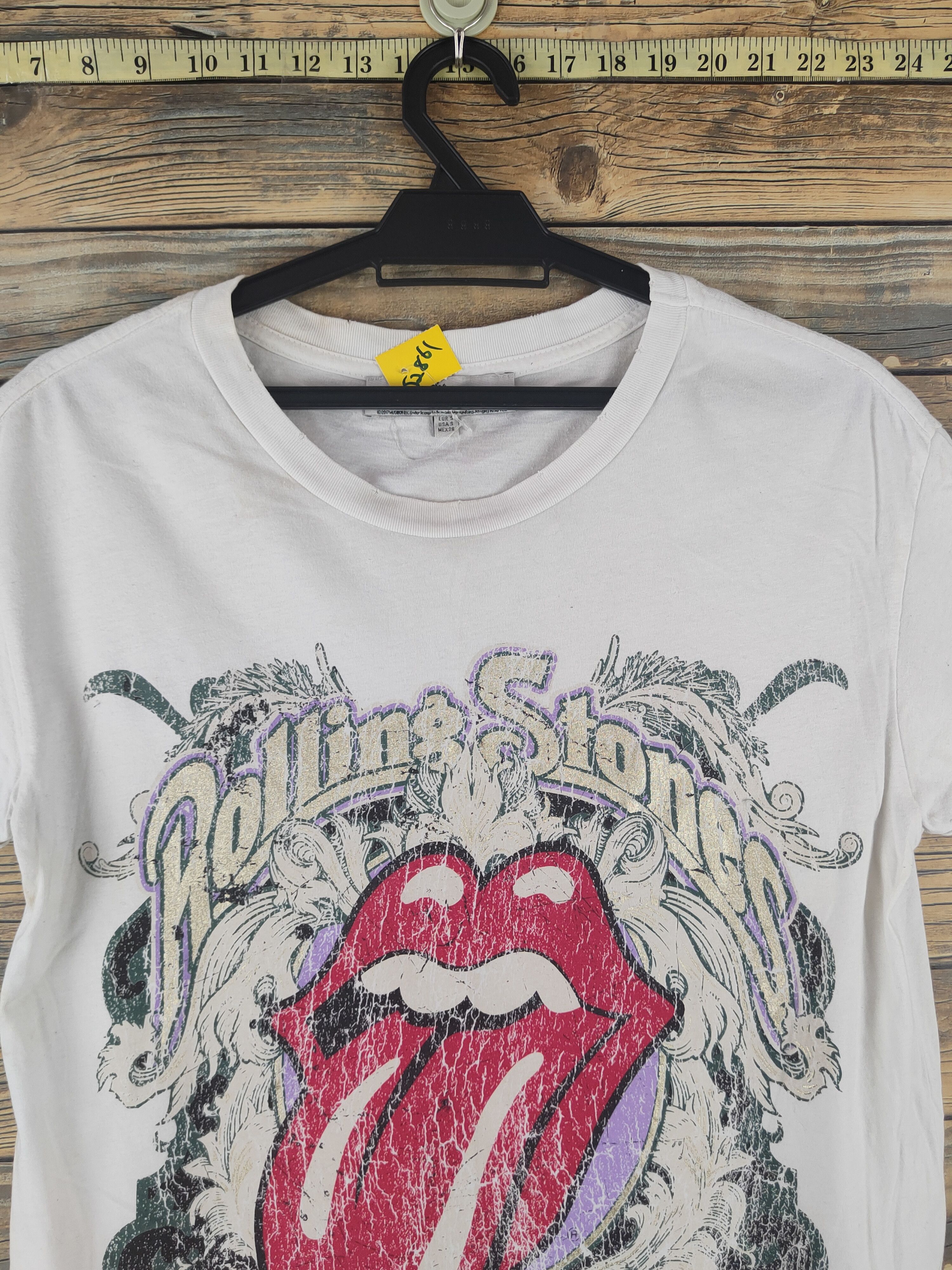 The Rolling Stones The Rolling Stones White Short Sleeve T-shirts #S 2861 Size S / US 4 / IT 40 - 2 Thumbnail