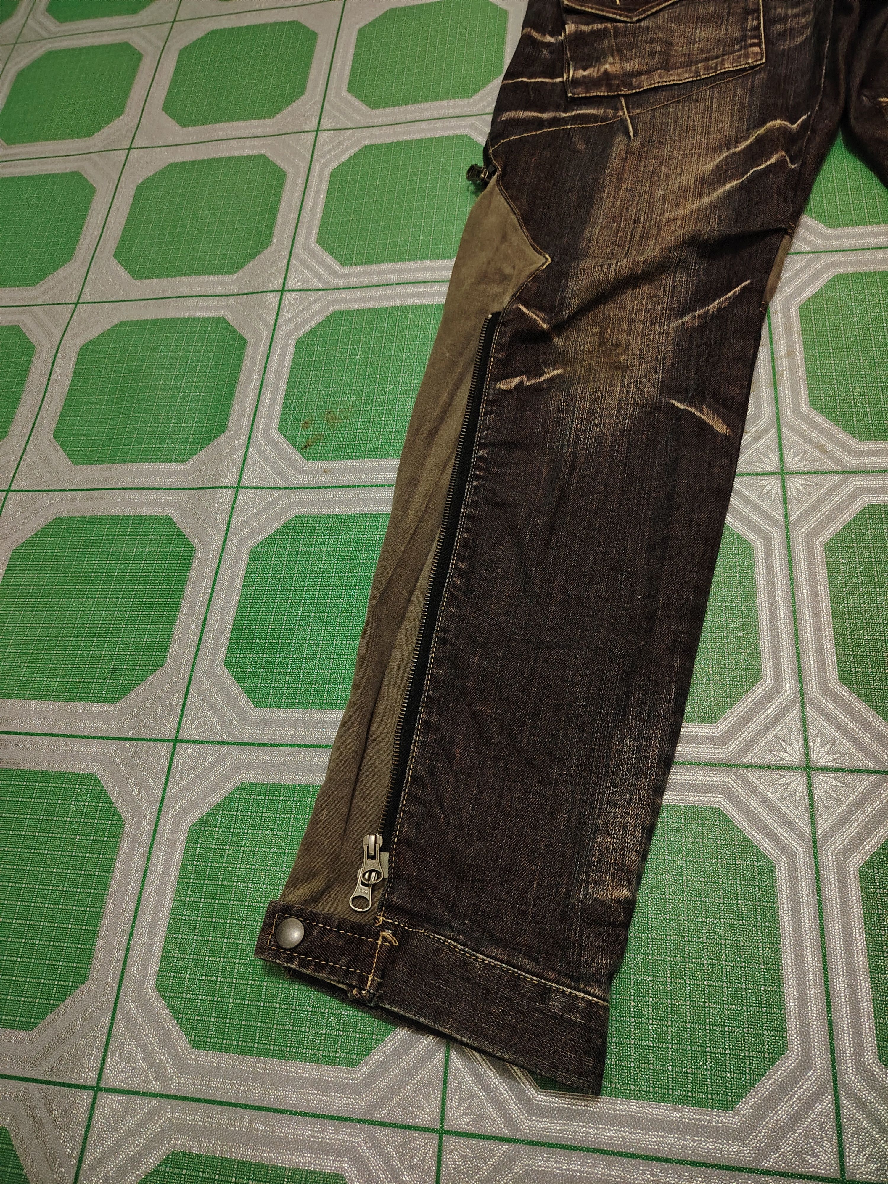 PPFM Japanese PPFM multi zipper bondage tactical jeans Size US 32 / EU 48 - 11 Thumbnail