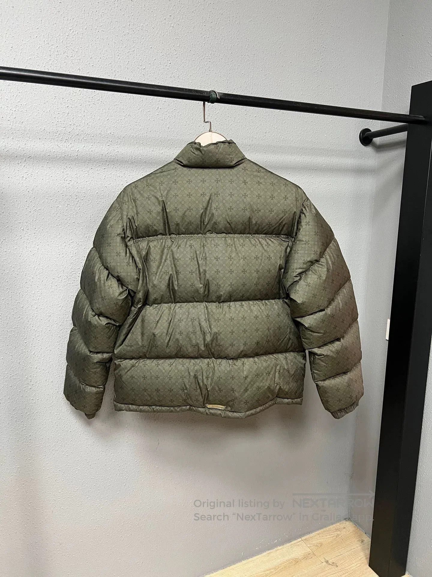 Chrome Hearts chrome hearts green printed puffer jacket. Size US M / EU 48-50 / 2 - 2 Thumbnail