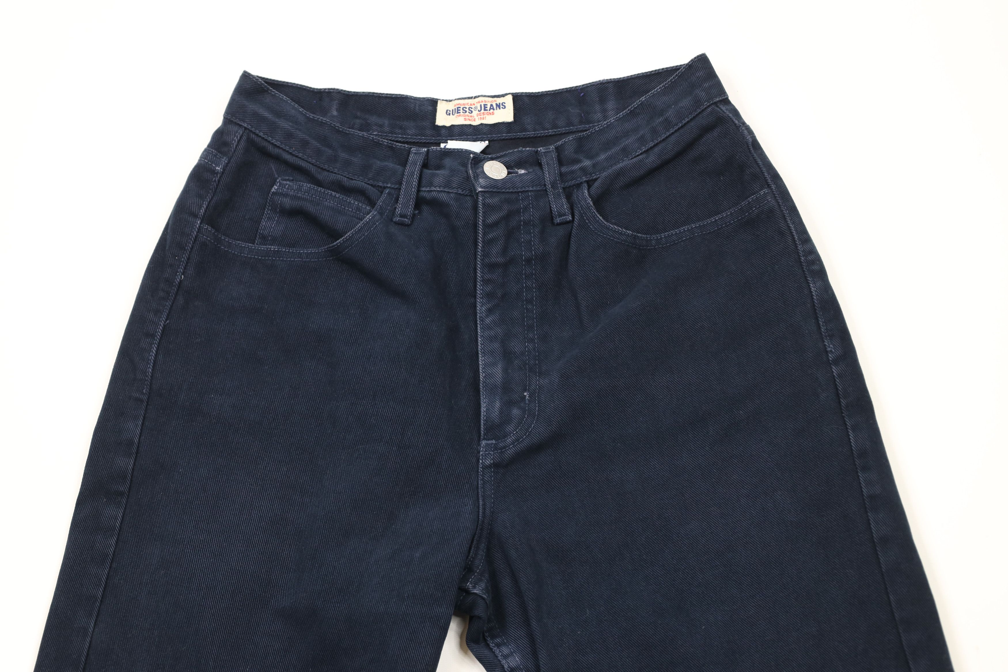 Guess × Vintage Vintage 90s Guess Jeans Spell Tapered Leg Denim Jeans USA Size 30" / US 8 / IT 44 - 2 Thumbnail