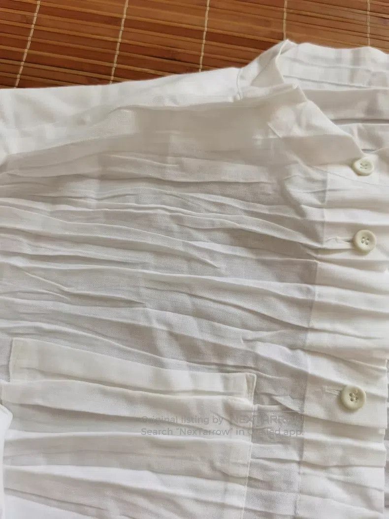Issey Miyake Issey Miyake White shirt coat Size M / US 6-8 / IT 42-44 - 3 Thumbnail
