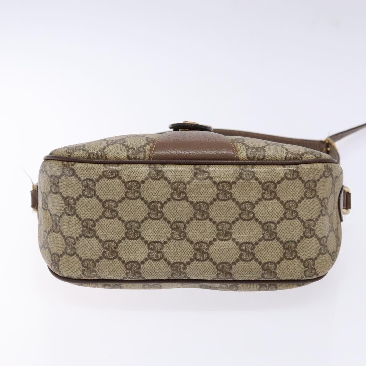 Gucci GUCCI GG Supreme Web Sherry Line Shoulder Bag Pvc Beige 001 Size ONE SIZE - 9 Thumbnail