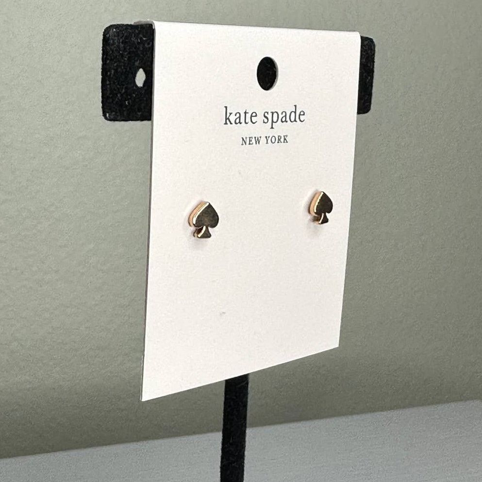 Kate Spade Kate Spade Signature Mini Spade Rose Gold Studs Earrings Size ONE SIZE - 2 Thumbnail