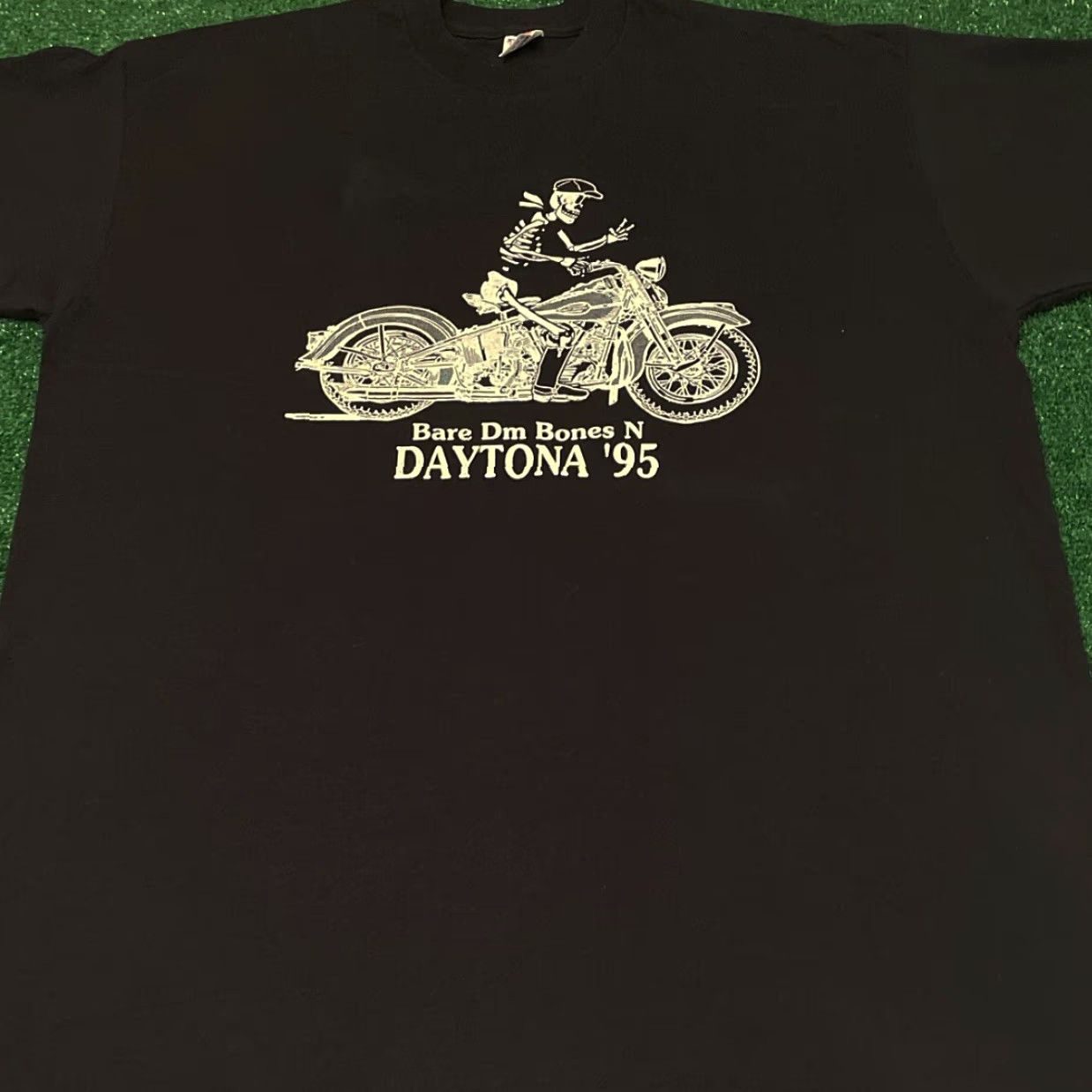 Bones VINTAGE 90s Daytona Beach Bike Week Bare Bones Hard Drive Shirt XXL Black Mens T-Shirt Size US XXL / EU 58 / 5 - 4 Thumbnail