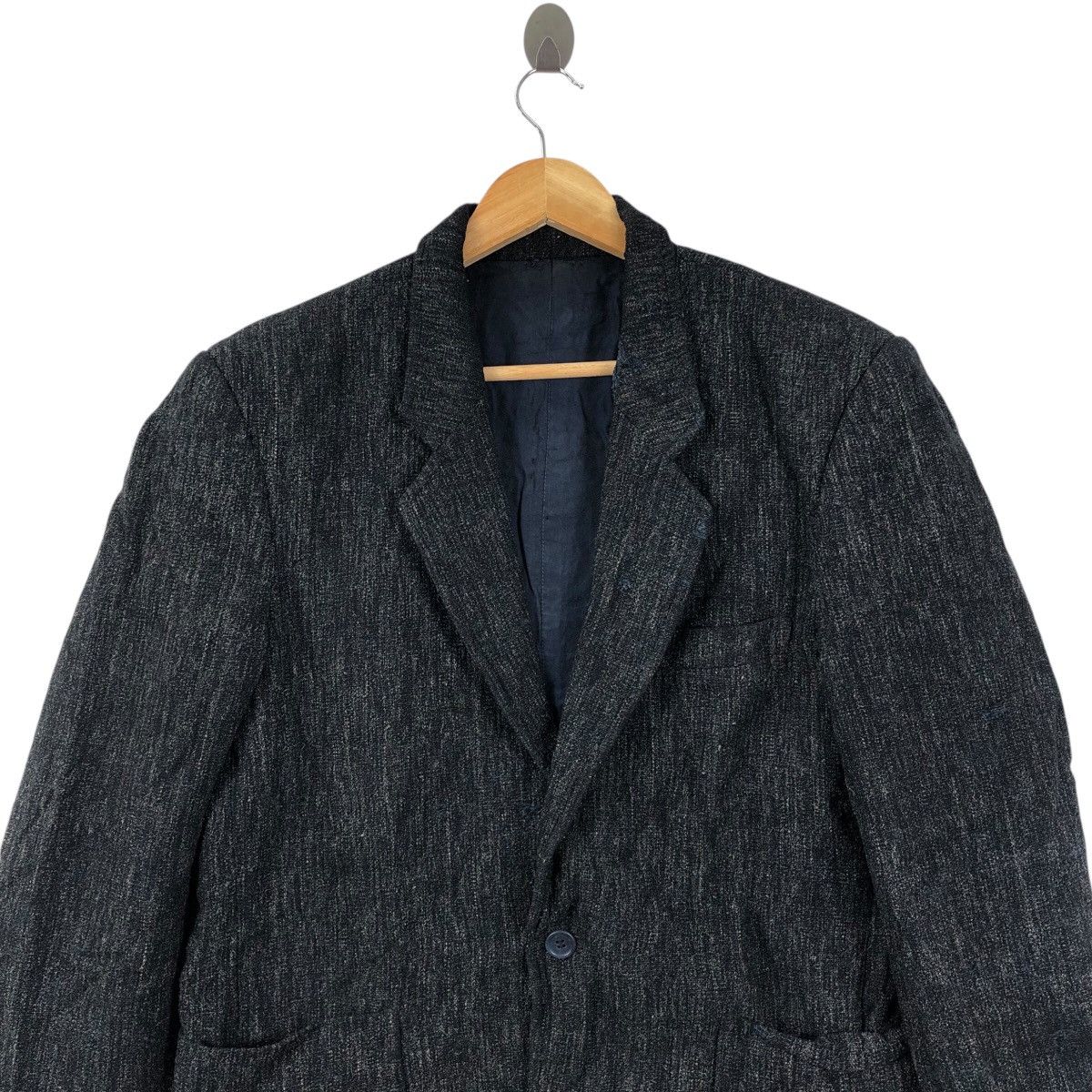 Issey Miyake × Japanese Brand Japanese Brand ISSEY MIYAKE Men Tokyo New York Blazer Coat Size 38L - 2 Thumbnail
