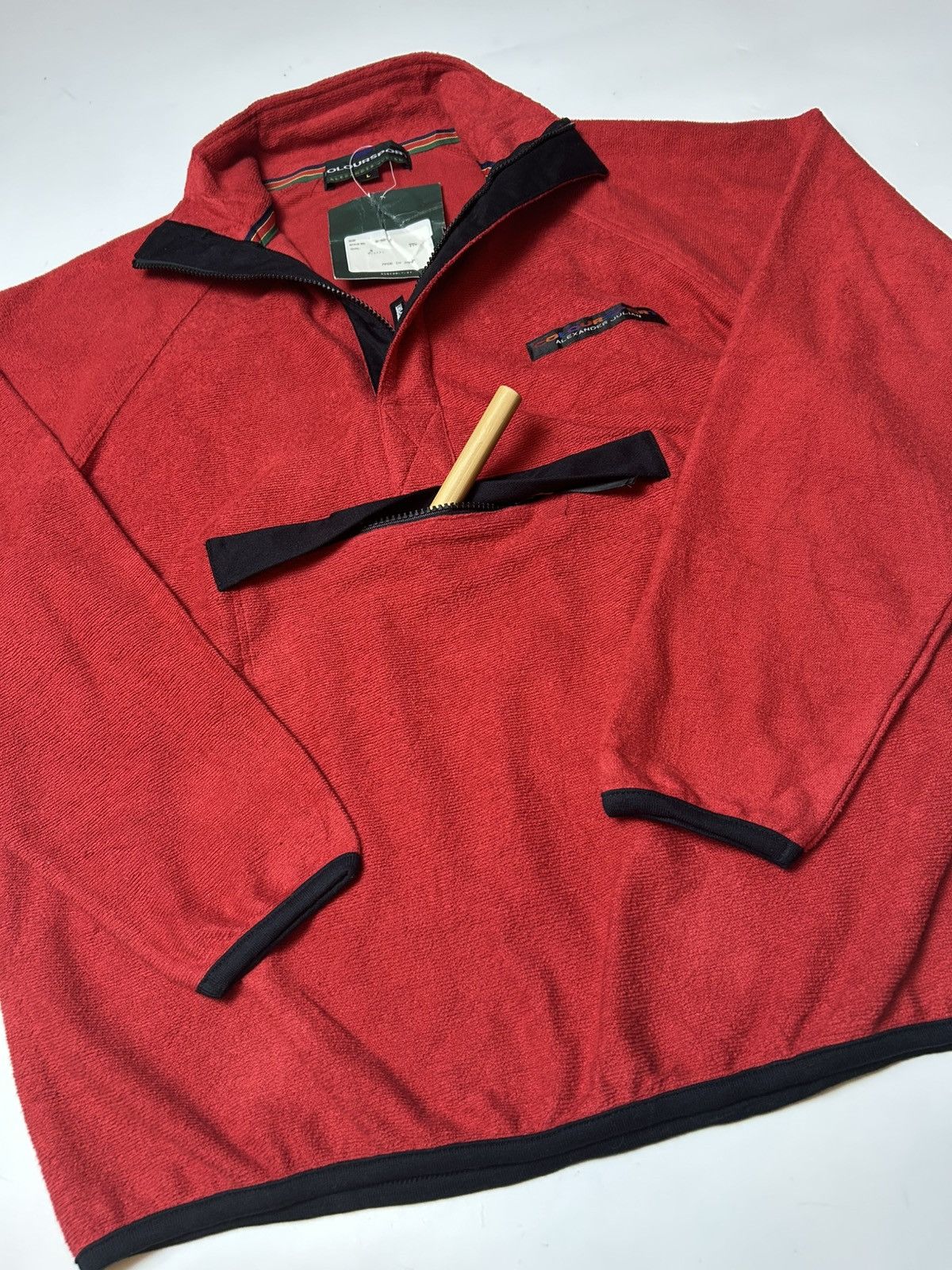 Alexander Julian × Designer × Japanese Brand COLOURSPORT ALEXANDER JULIAN HALF ZIPPER SWEATSHIRT Size US L / EU 52-54 / 3 - 2 Thumbnail