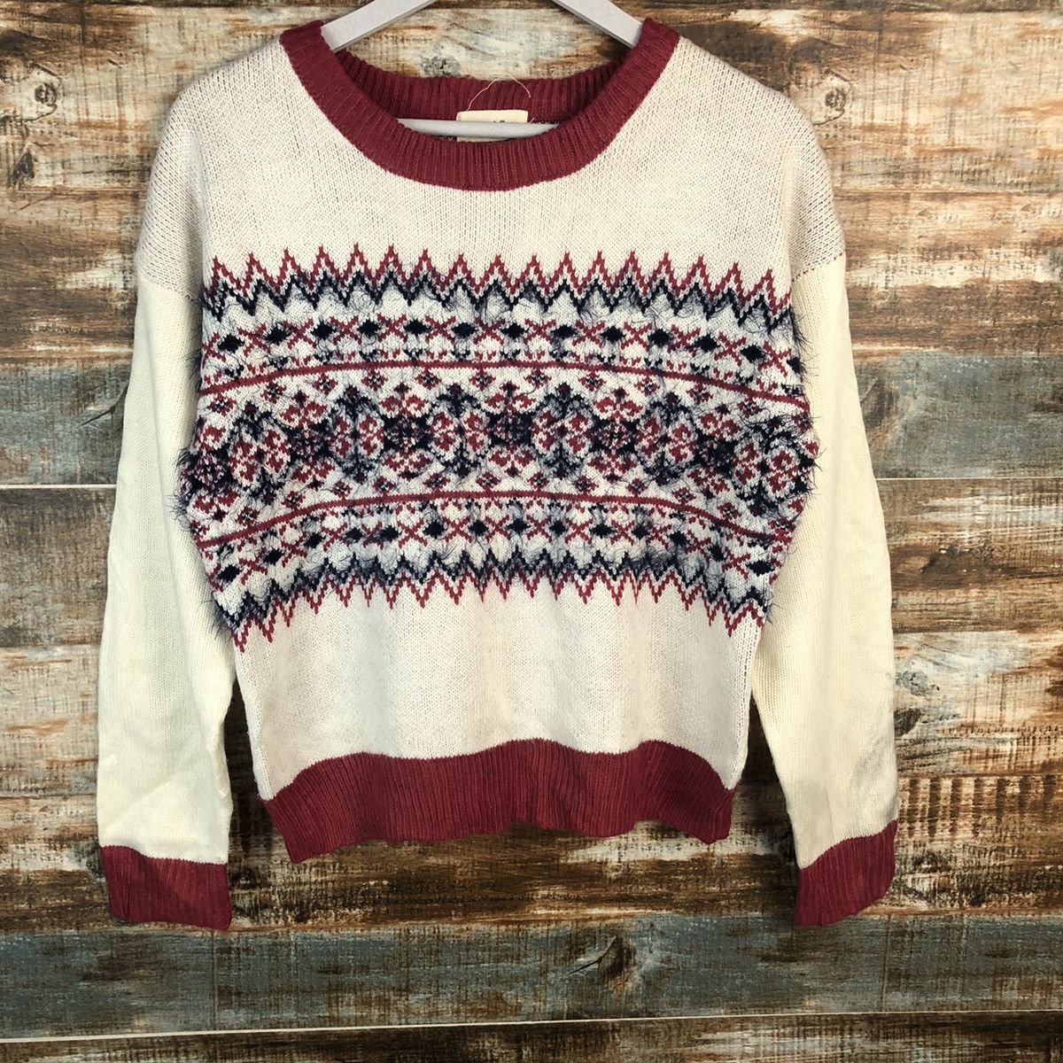 Homespun Knitwear × Japanese Brand Lobby & Rose Red Knitwear #A1322 Size S / US 4 / IT 40 - 3 Thumbnail