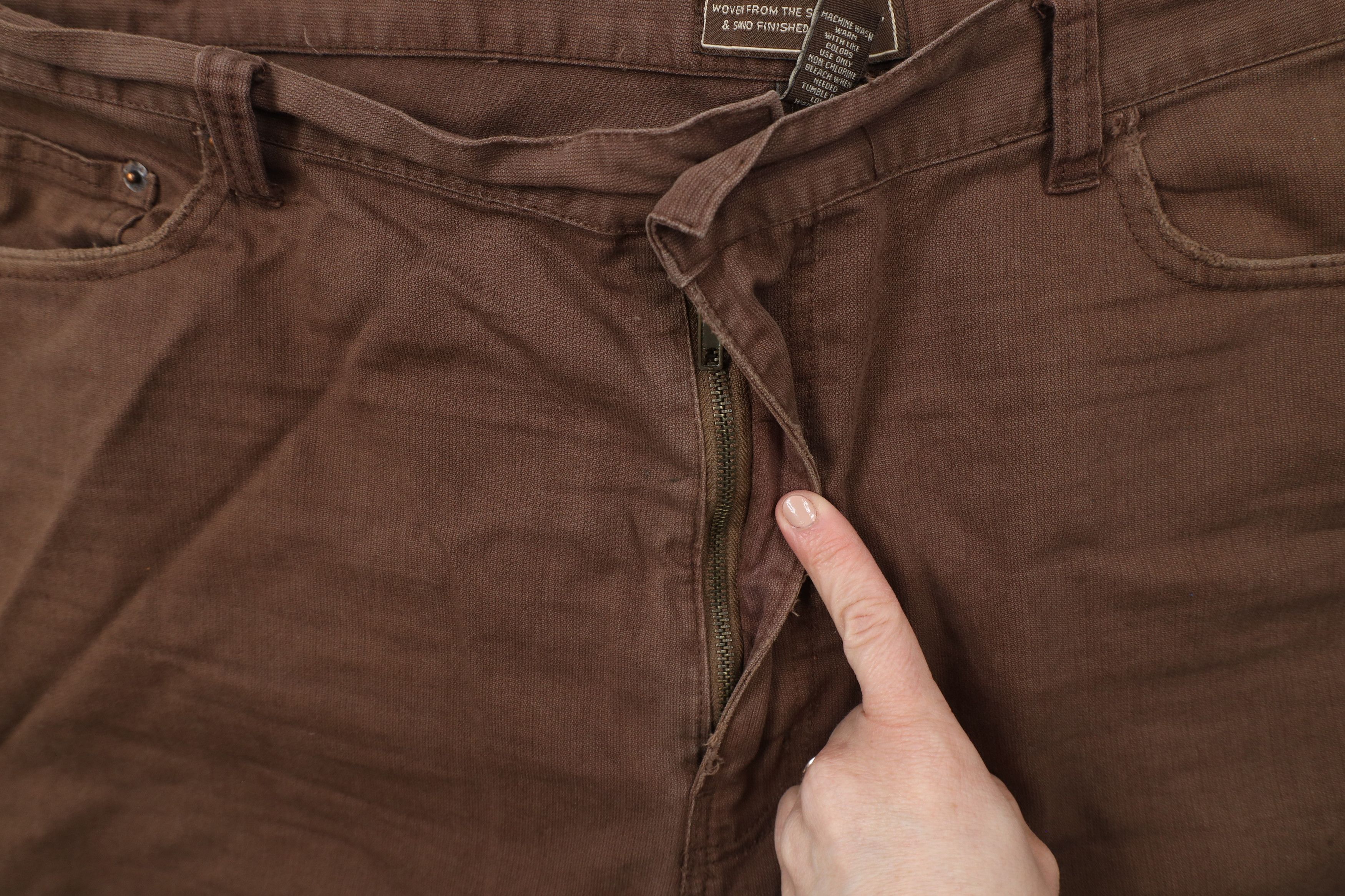 Vintage Vintage 90s Y2K Streetwear Baggy Sandstone Wide Leg Pants Size US 42 / EU 58 - 7 Thumbnail