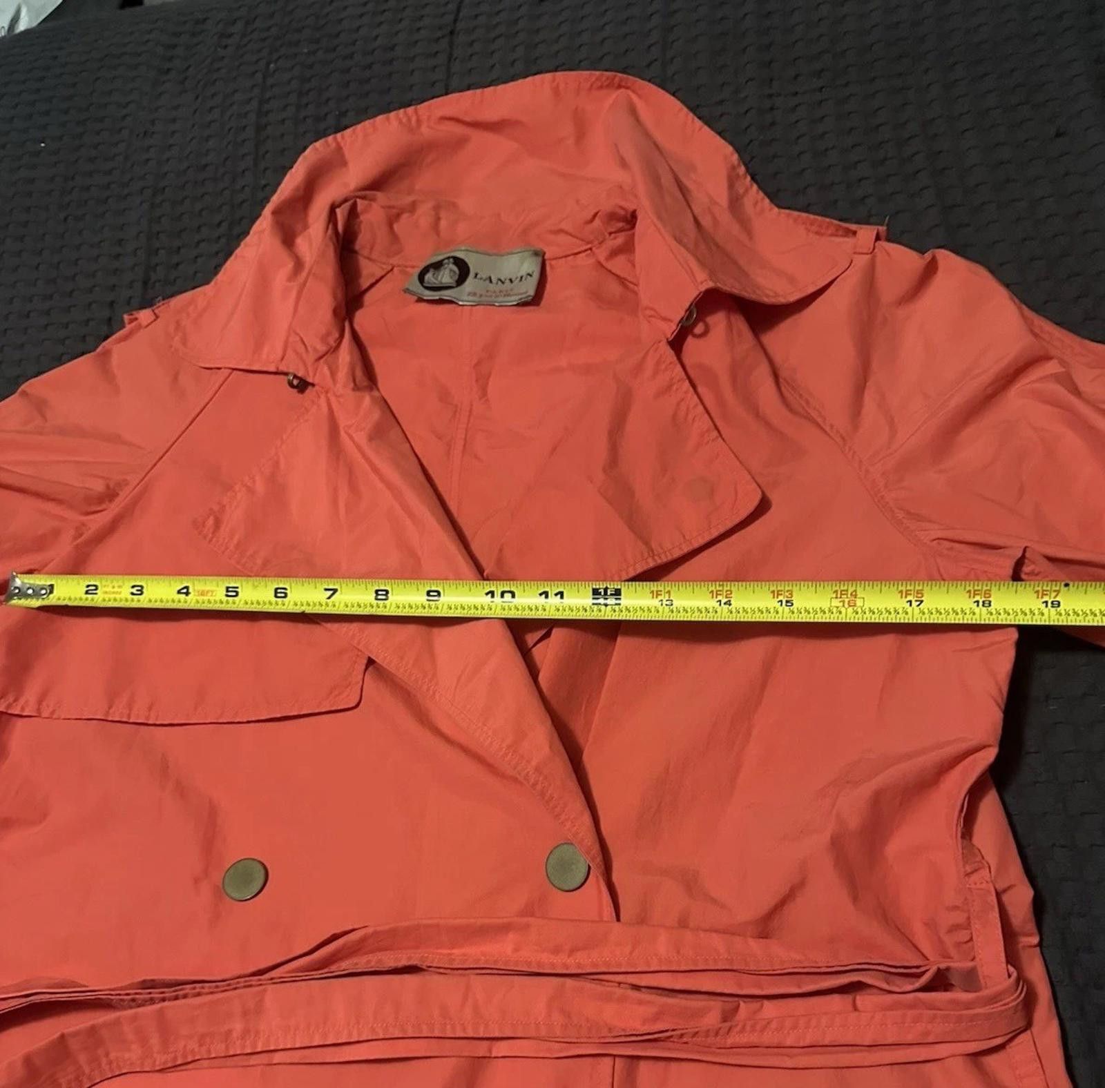 Lanvin LANVIN Paris Trench Coat Italy Size 42 / France 38 / US 8 Size M / US 6-8 / IT 42-44 - 4 Thumbnail
