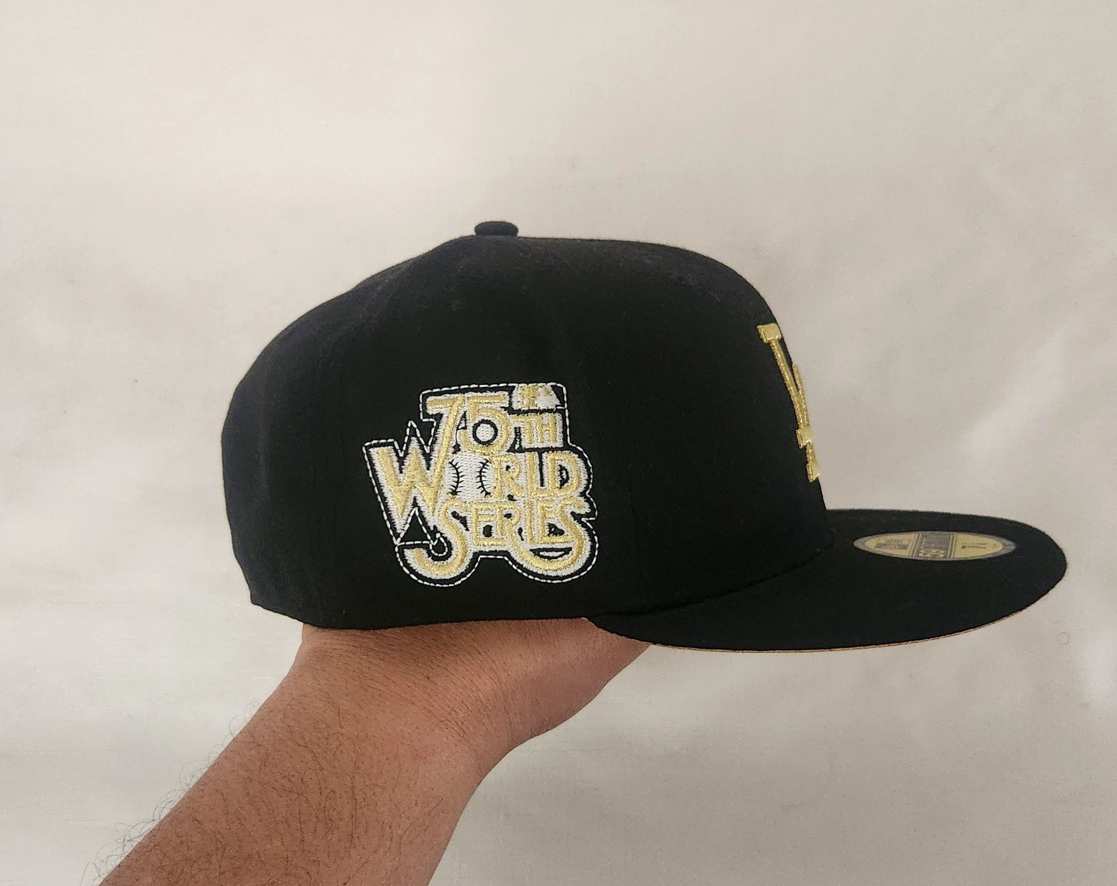 Cooperstown Collection × New Era New Era LA Los Angeles Dodgers Fitted Gold Rush 75th 7 7/8 Size ONE SIZE - 5 Thumbnail