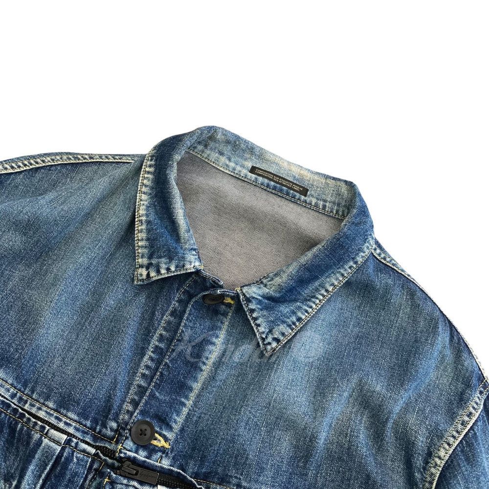 Yohji Yamamoto YOHJI YAMAMOTO pour homme 21SS W-8oz denim jacket Size US XL / EU 56 / 4 - 4 Thumbnail