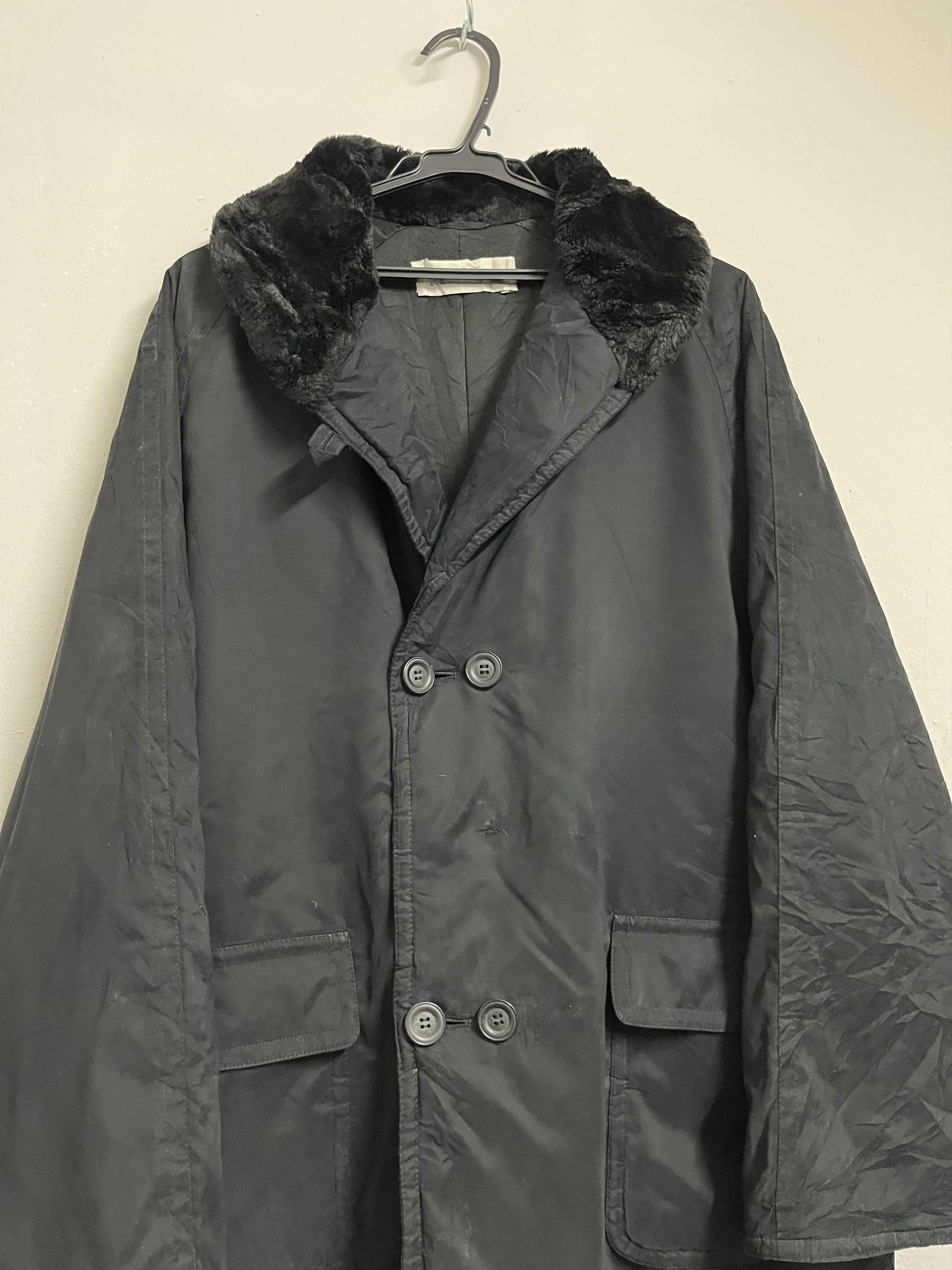 Bcbgmaxazria 🔥 True Vintage 80s MAX MARA Fur HEAVY COAT MADE IN ITALY Size US L / EU 52-54 / 3 - 3 Thumbnail