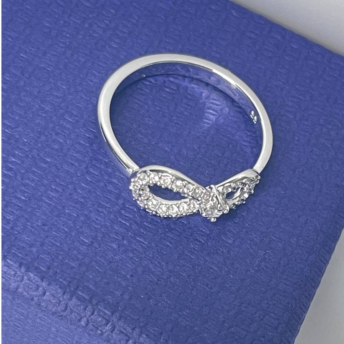 Swarovski Swarovski Infinity ring Infinity Rhodium plated size 50 / 5 Size ONE SIZE - 6 Thumbnail