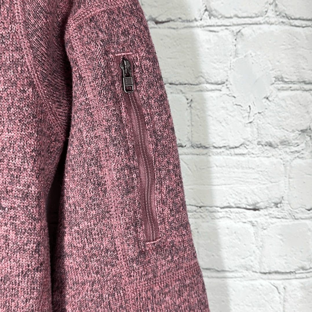 Patagonia Patagonia Jacket Pink Better Sweater Quarter Zip Women’s S Pink Cream Basic Jacket Women’s Small Style 25617 Size S / US 4 / IT 40 - 3 Thumbnail