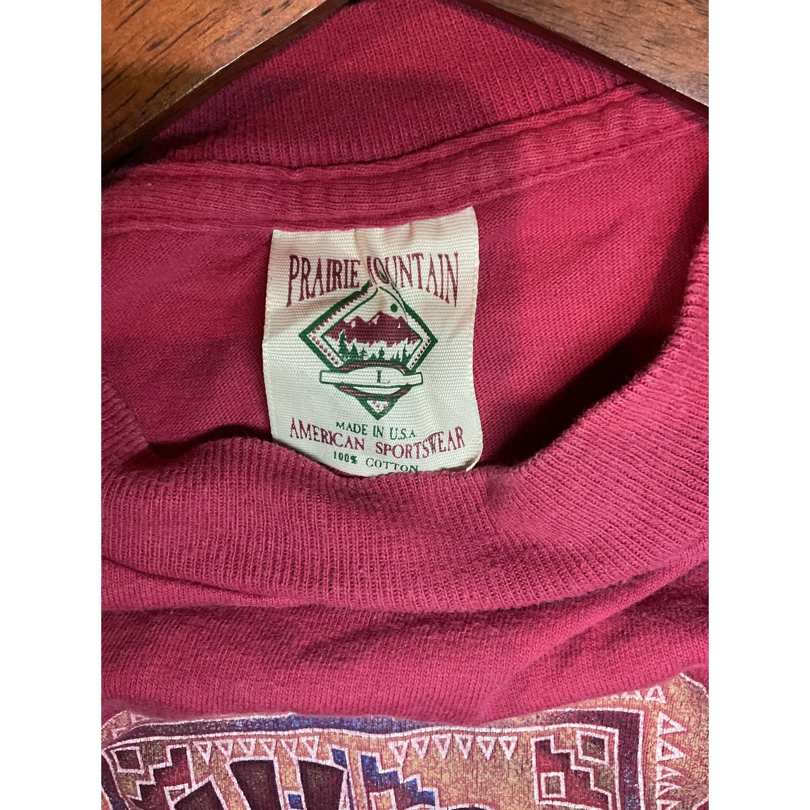 Other 🟥 Vintage Canyon Tribal Tee – Prairie Mountain USA (L) Size US L / EU 52-54 / 3 - 5 Thumbnail