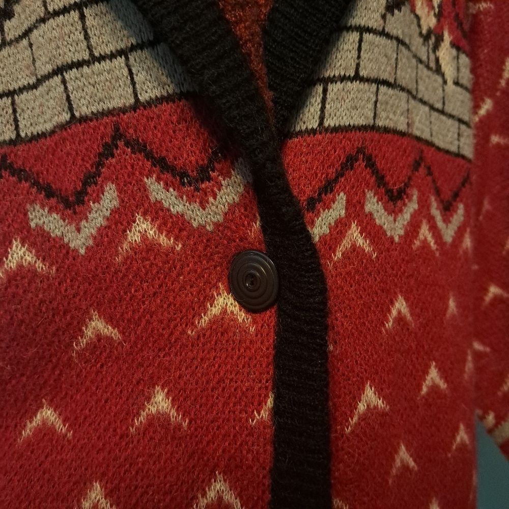Other Vintage Cervelle Wool Blend Oversized Art To Wear Blanket Ca Size M / US 6-8 / IT 42-44 - 10 Thumbnail