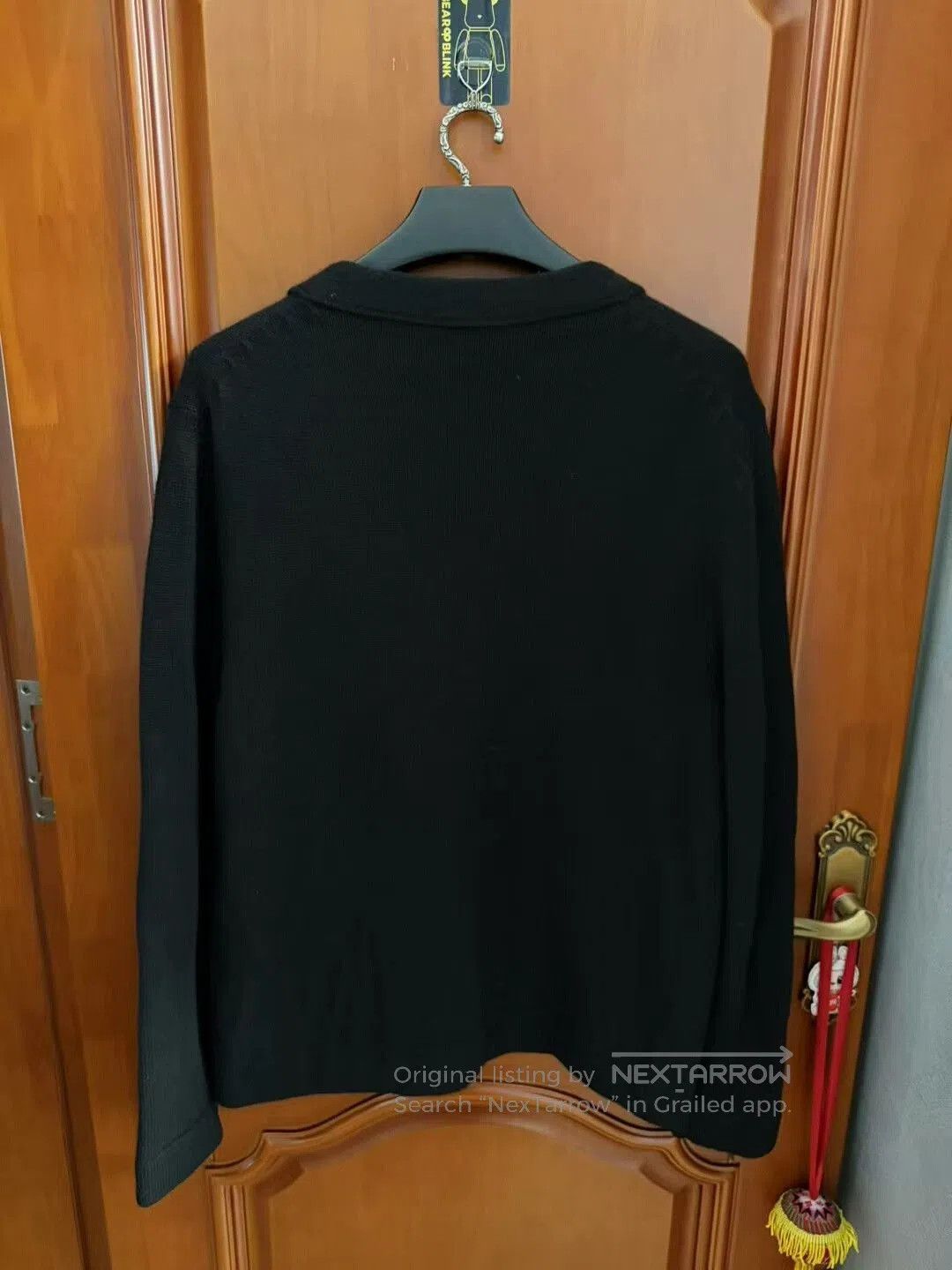 Dior black embroidered wool cardigan by Dior. Size US L / EU 52-54 / 3 - 2 Thumbnail