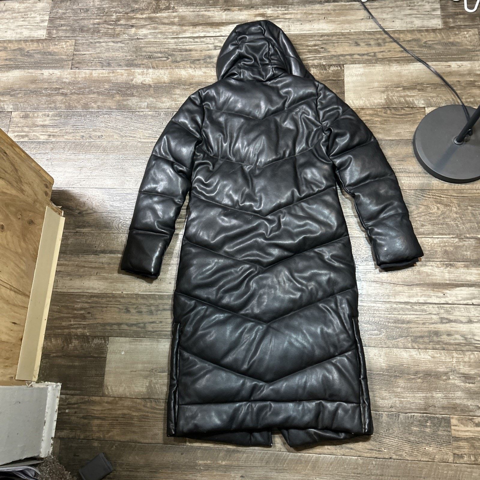 Abercrombie & Fitch Abercrombie & Fitch Ultra Collection Faux Leather Long Black Size S / US 4 / IT 40 - 6 Thumbnail
