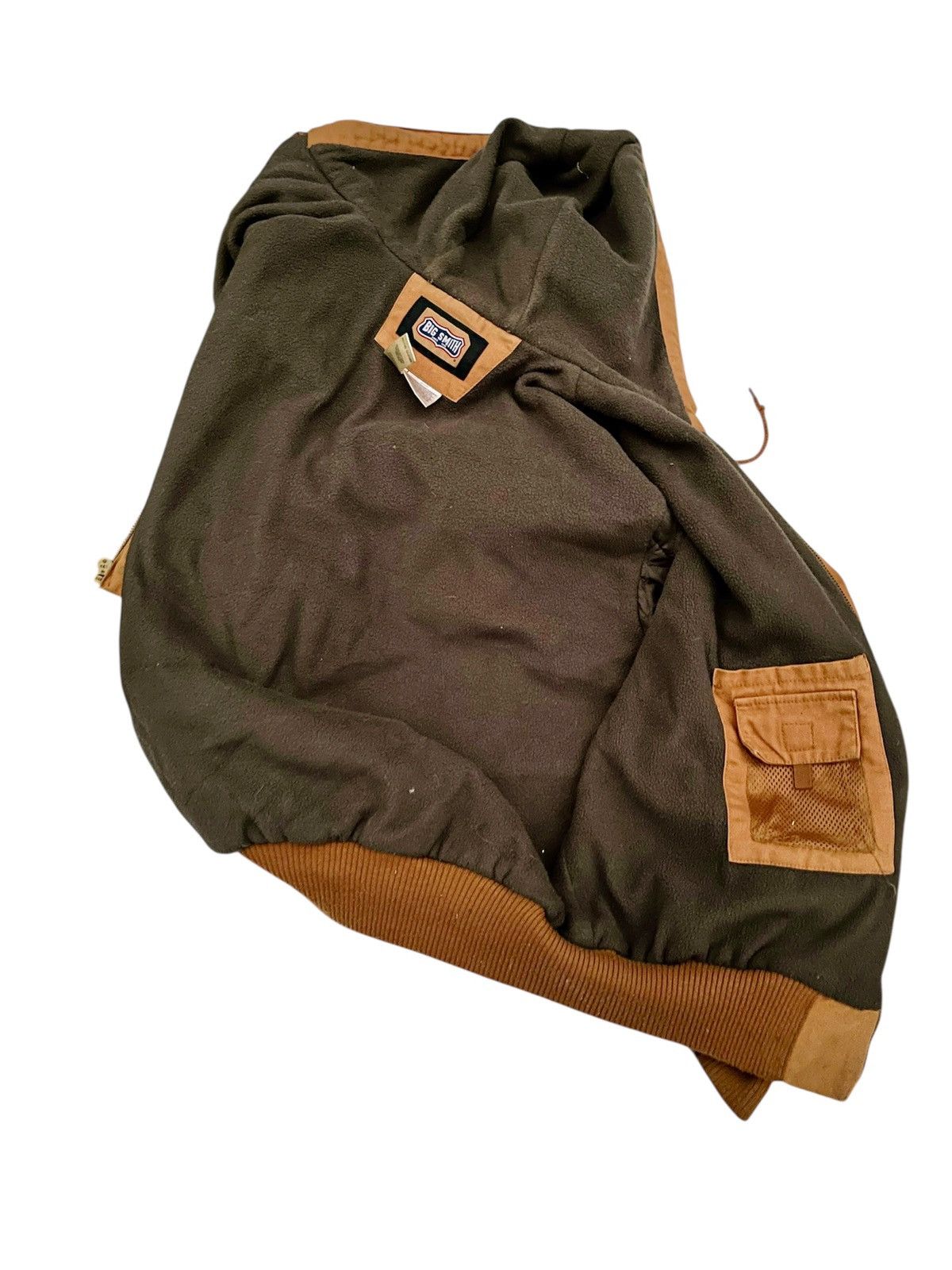 Carhartt Vintage Big Smith Brown Duck Canvas Workwear Zip Up Jacket Size US L / EU 52-54 / 3 - 3 Thumbnail