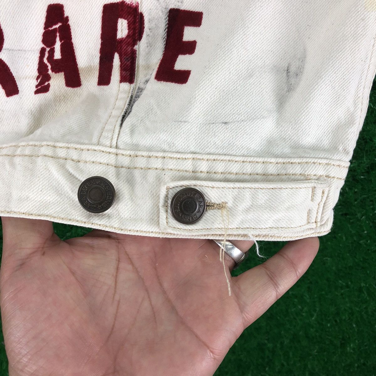 Zara Zara Man Thrashed Denim Jacket Punk Style Size US S / EU 44-46 / 1 - 18 Thumbnail
